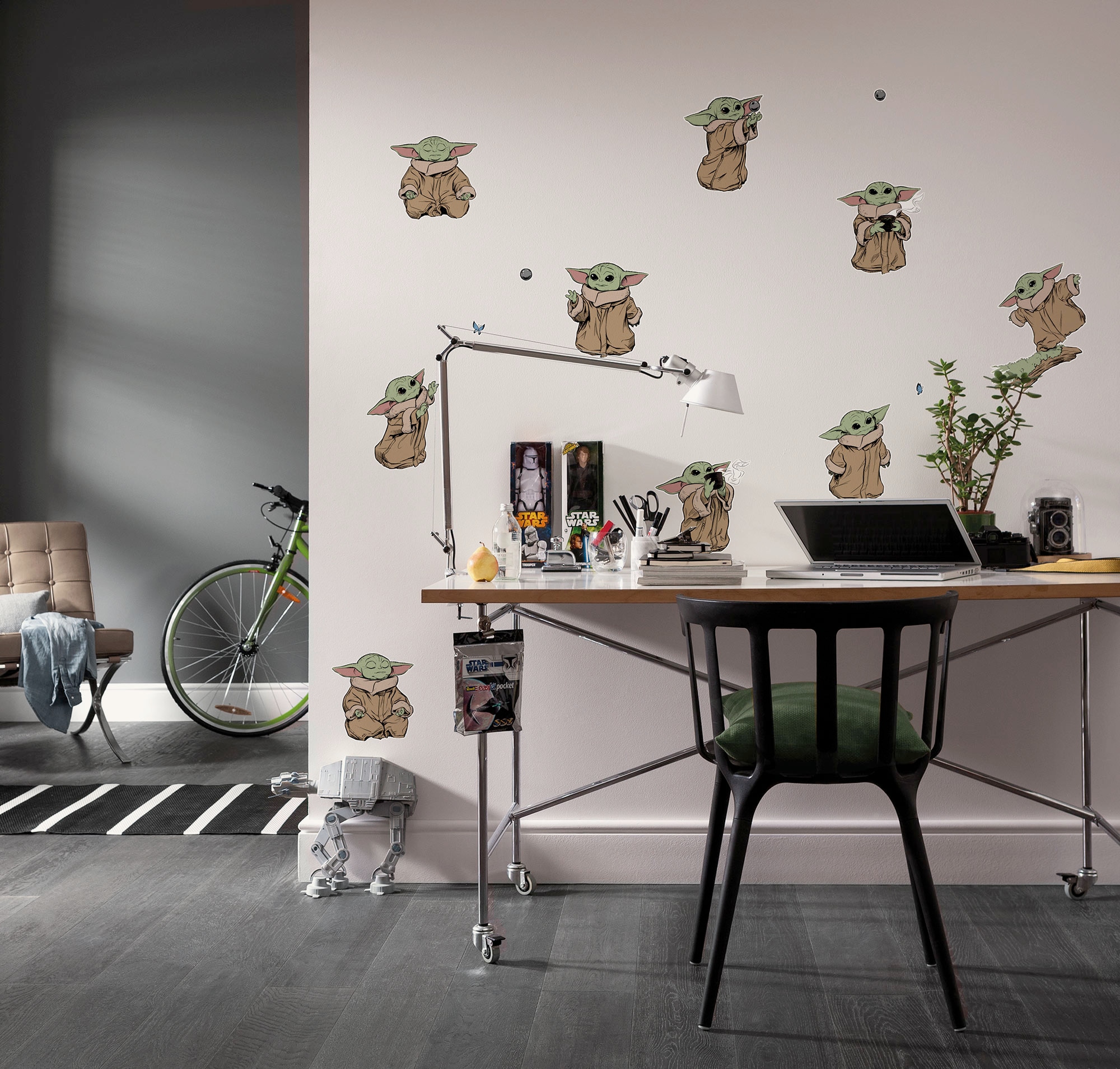 Image of Komar Wandtattoo "Star Wars The Mandalorian Grogu The Cutest" 50 x 70 cm (Breite x Höhe) - Kinderzimmer, Wandsticker