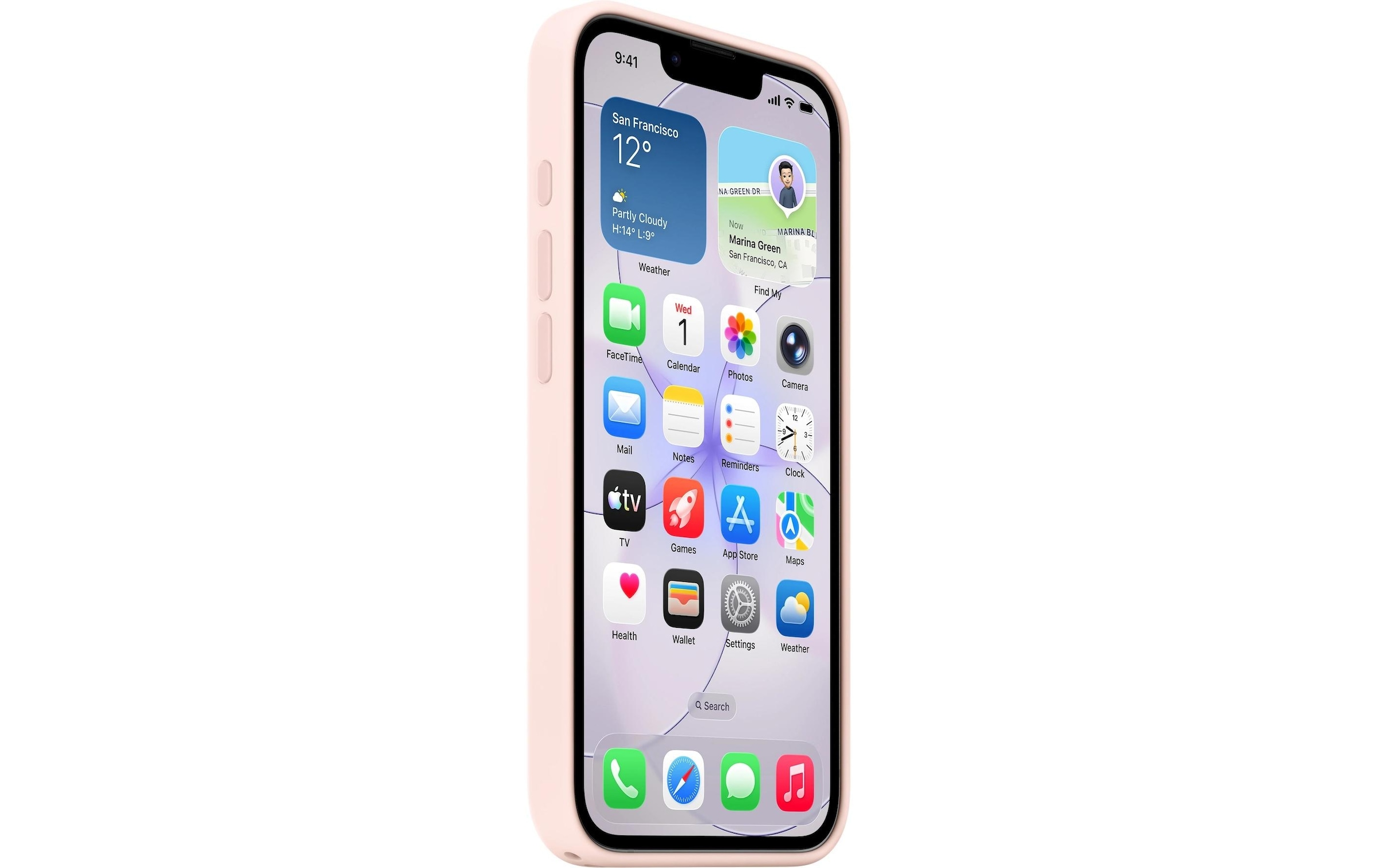 Apple Étui pour smartphone »iPhone 17e Silikon Case mit MagSafe« Apple iPhone 17e 15,5 cm (6,1 pouces)