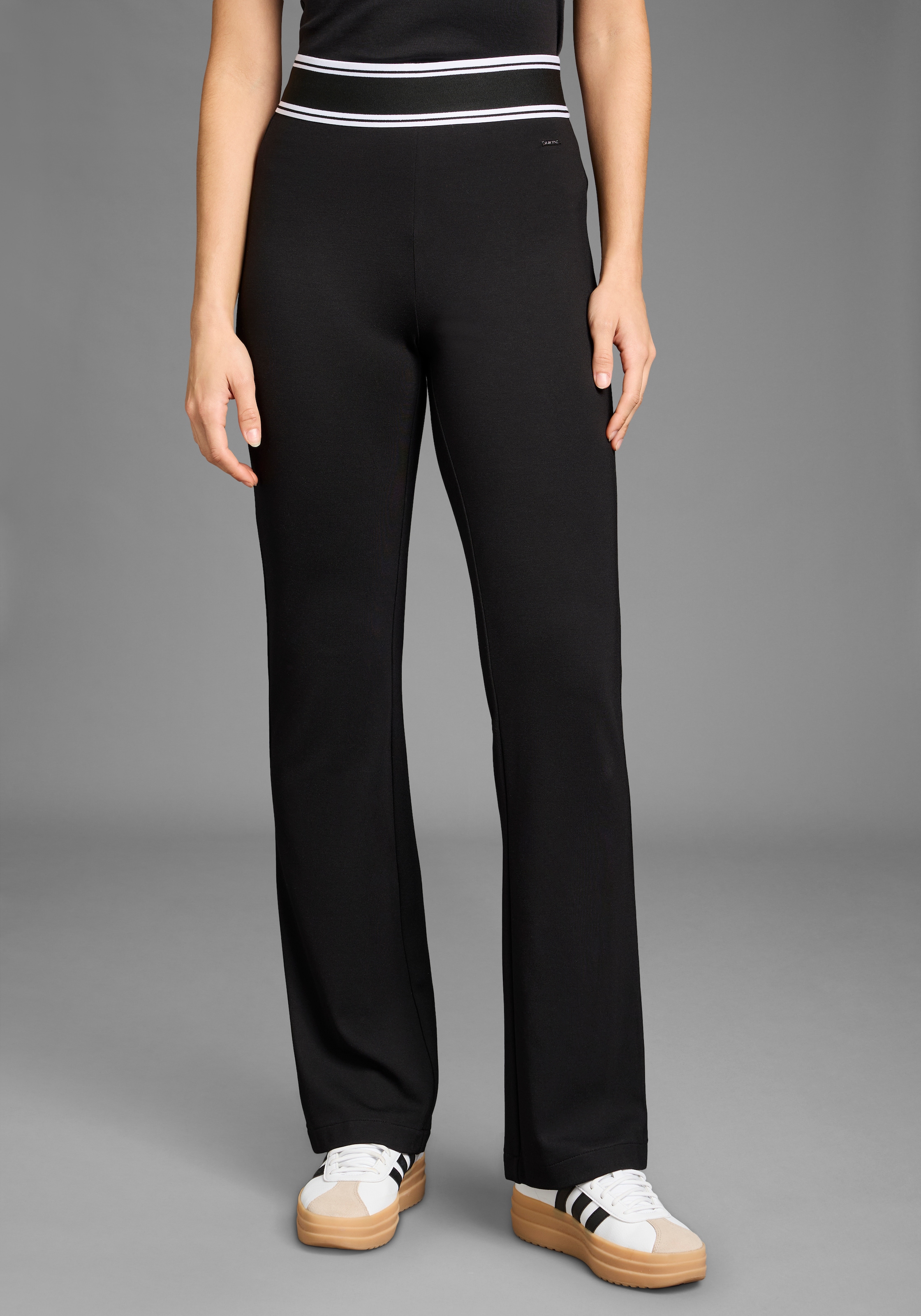 Image of Laura Scott Bootcuthose klassischer Bootcut Fit, elastischer Bund mit Gummizug