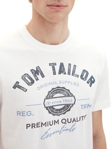 TOM TAILOR T-Shirt, mit grossem Logofrontprint
