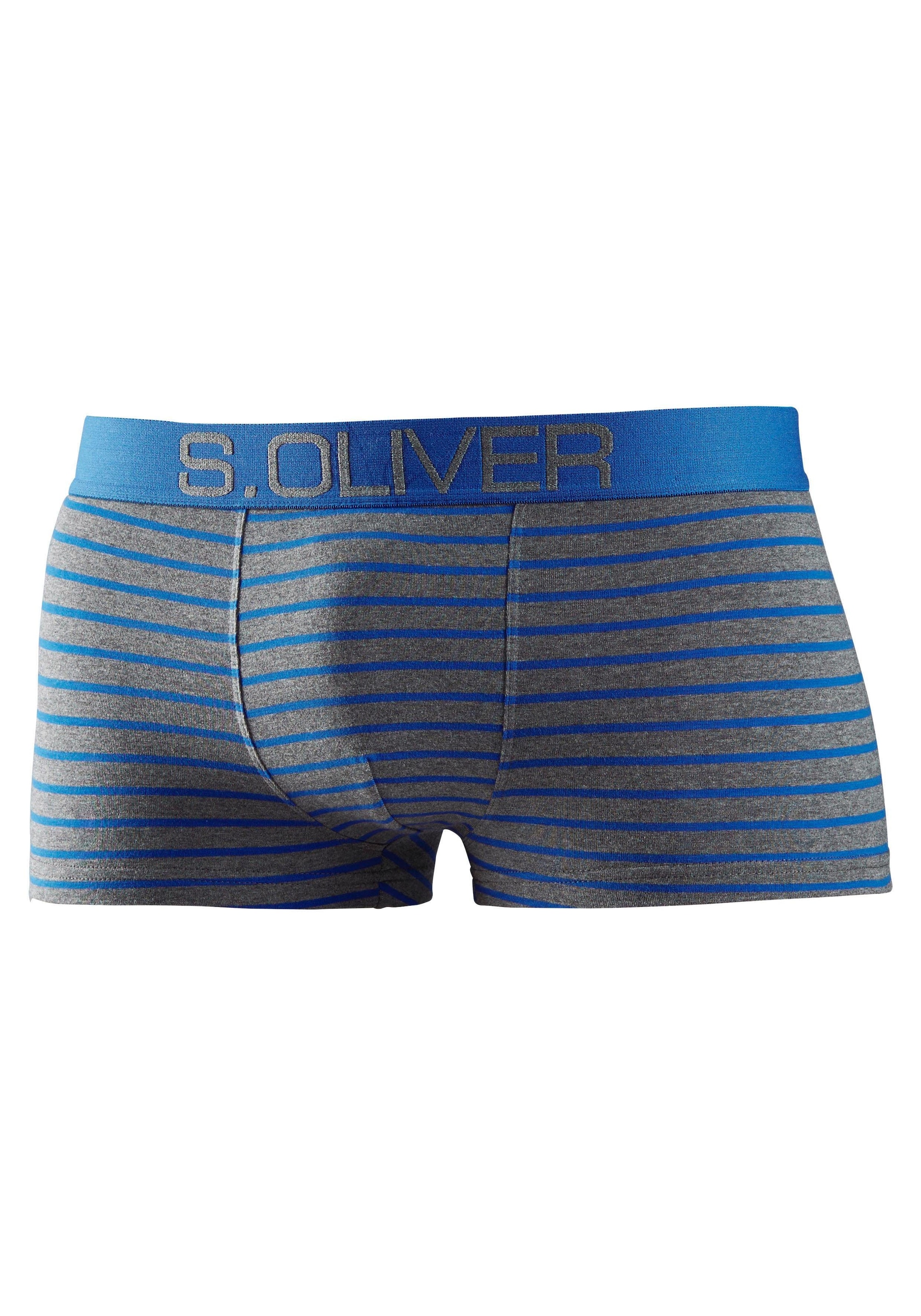 s.Oliver Boxer »Boxershorts für Herren«, (Packung, 4 St.), in Hipster-Form aus Baumwoll-Mix