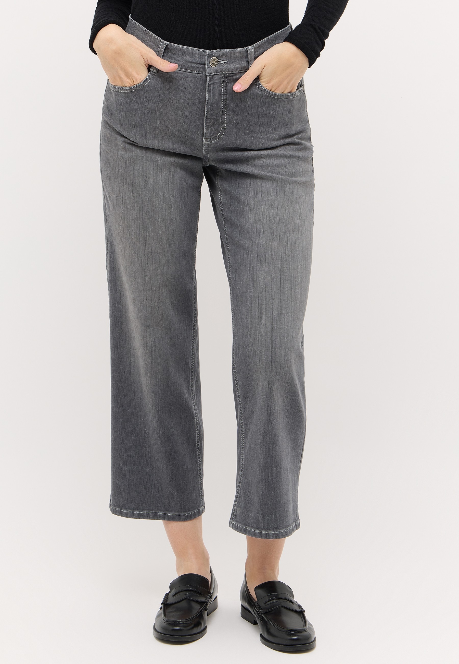 ANGELS 7/8-Jeans »LAIA« weite Passform, aus Baumwollmischung, mit Gürtelschlaufen