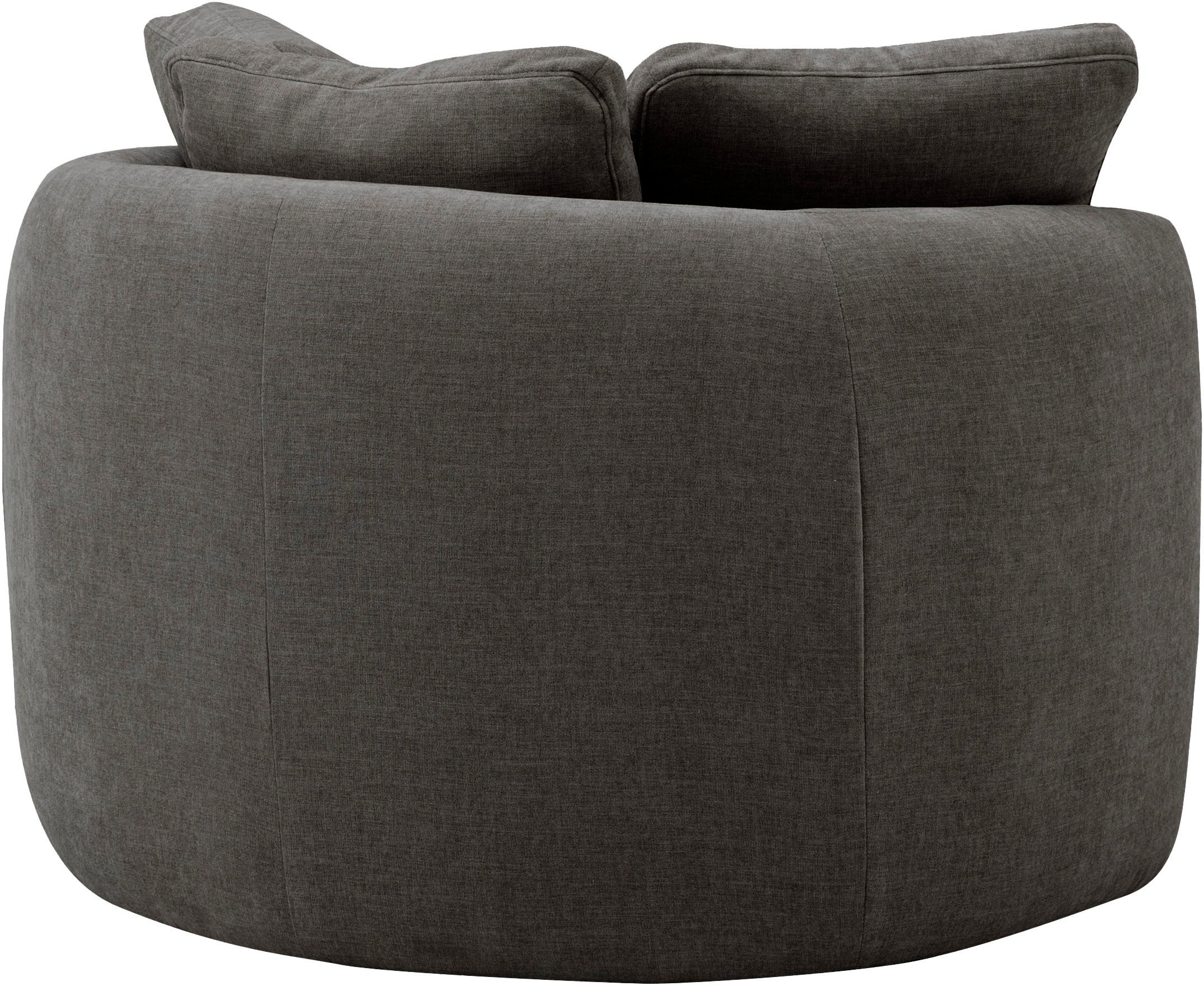 GOODproduct Sessel »Kaarl, moderner Rundsessel, Loungesessel, Loveseat« Webstoff, in fünf Farben, inkl. Rückenkissen, zeitloses Design