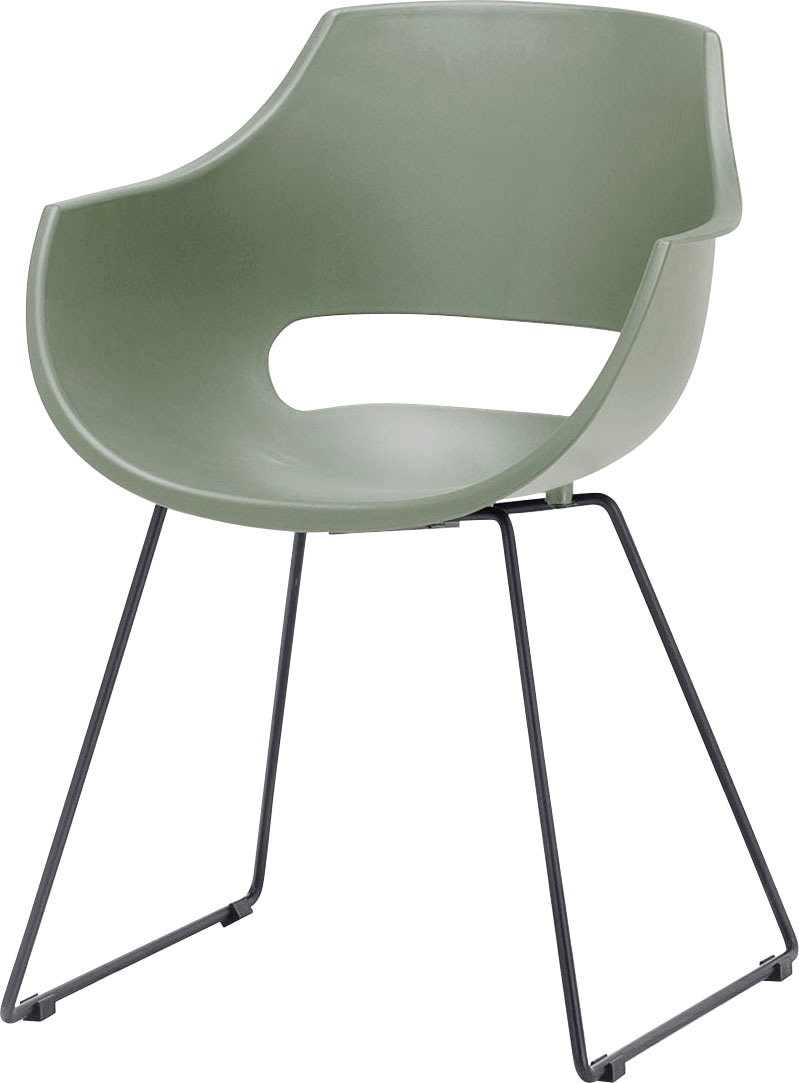 MCA furniture Chaise à coque »Rockville« (Set) 4 cuis4er-Set, Kufe, Kunststoff, Belastbarkeit 120 kg, Sitzhöhe ca. 46 cm