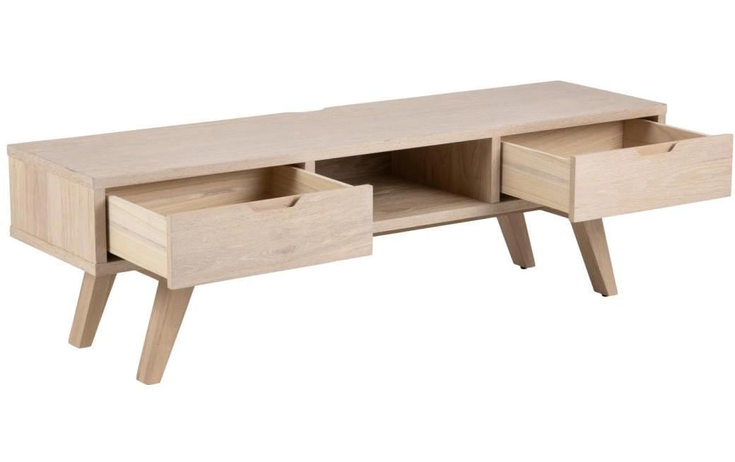 AC Design Table basse »A-Line« TV-Tisch, 2 Schubladen, 1 offenem Fach, Breite 150 cm