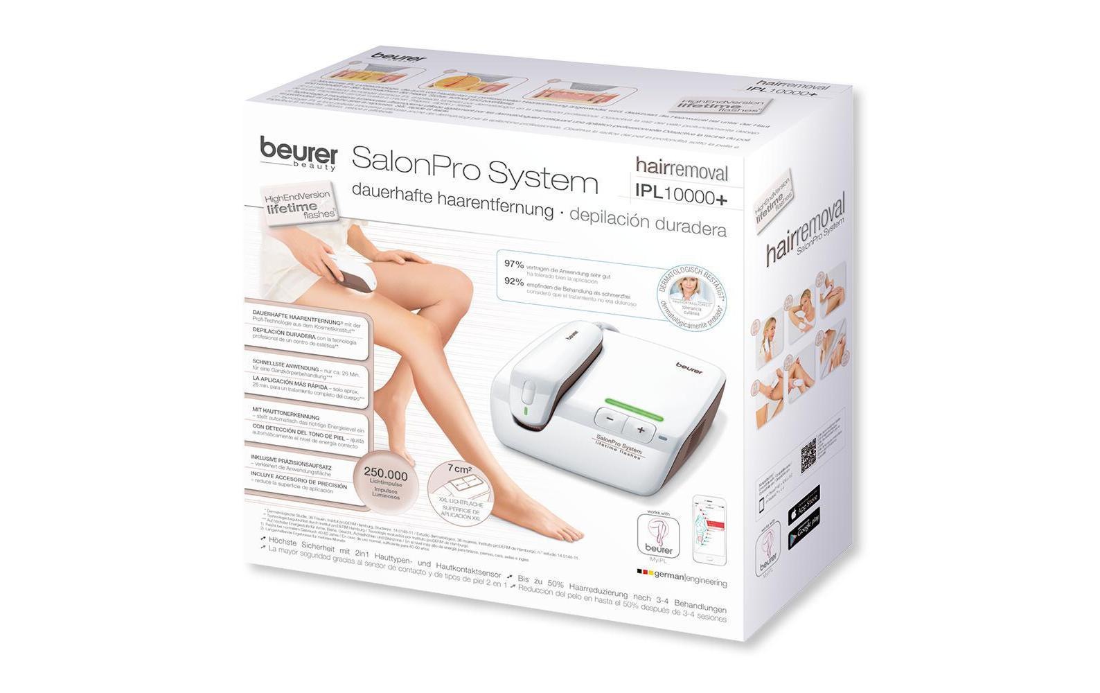 BEURER IPL-Haarentferner »10000+ SalonPro System«, 250.000 Lichtimpulse