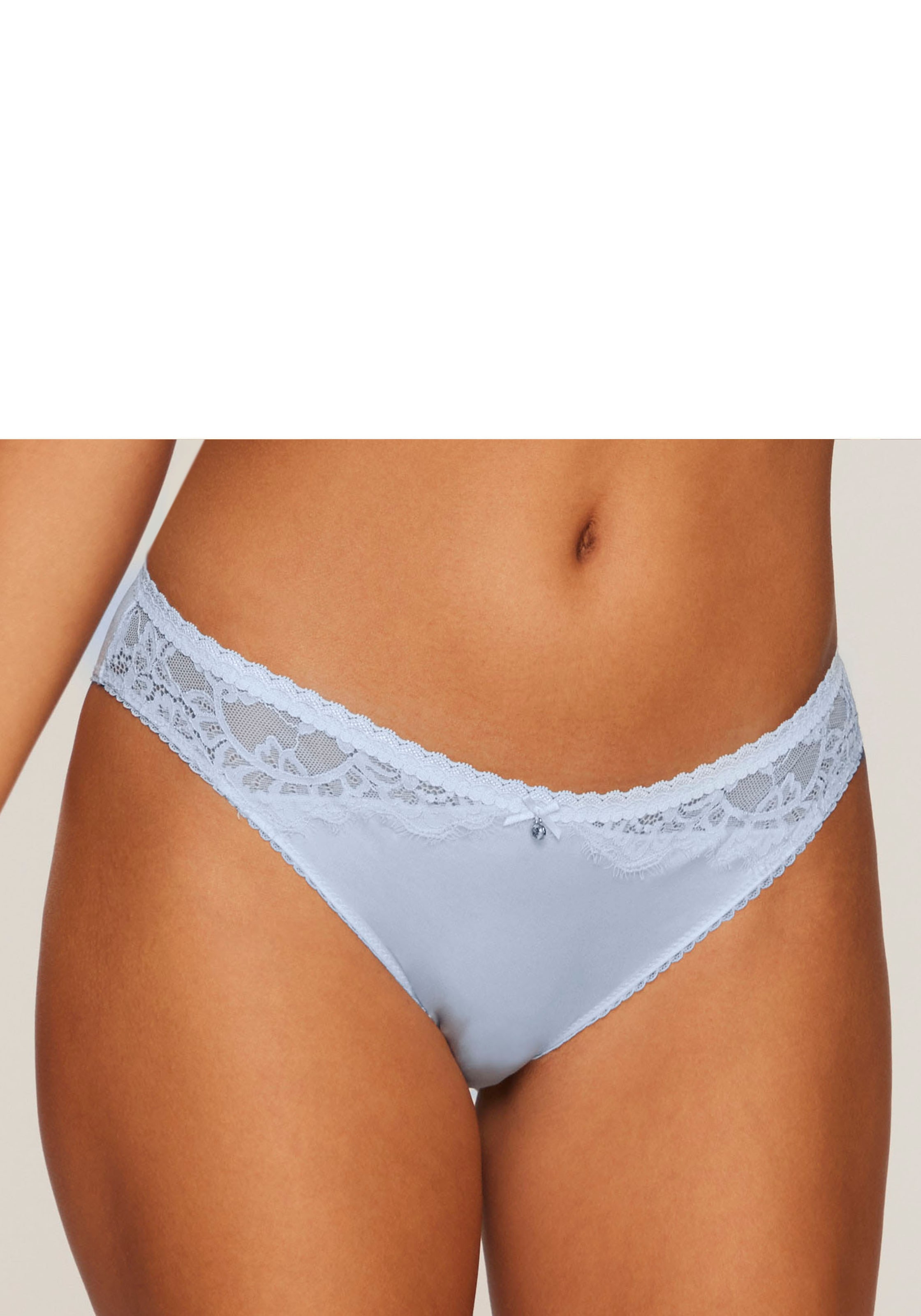 Image of LASCANA Slip "Alana" mit hohem Seidenanteil und edler Spitze