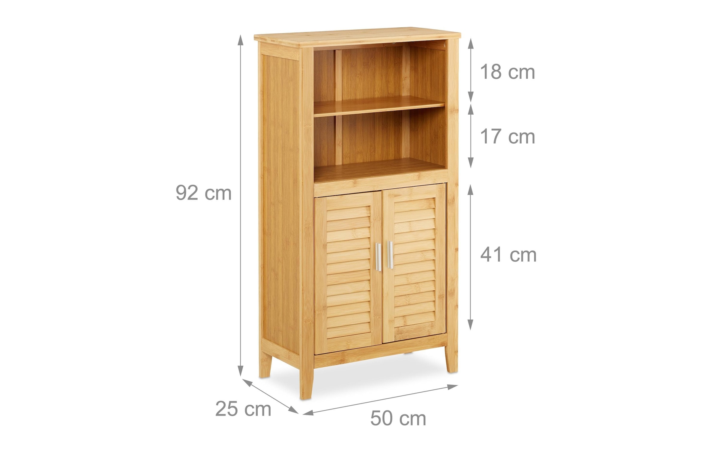 relaxdays Mehrzweckschrank »LAMELL 50 x 92 cm«