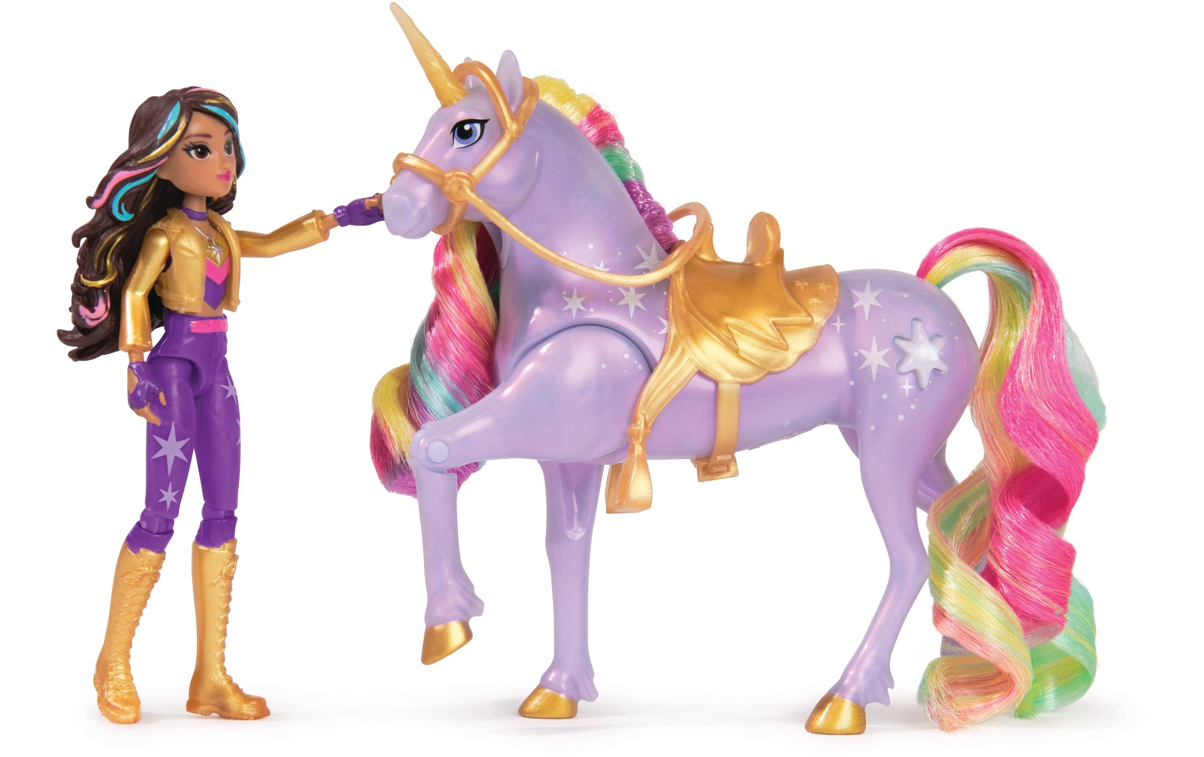 Anziehpuppe »Spinmaster Unicorn Academy Sophia & Light Magic Wildstar«