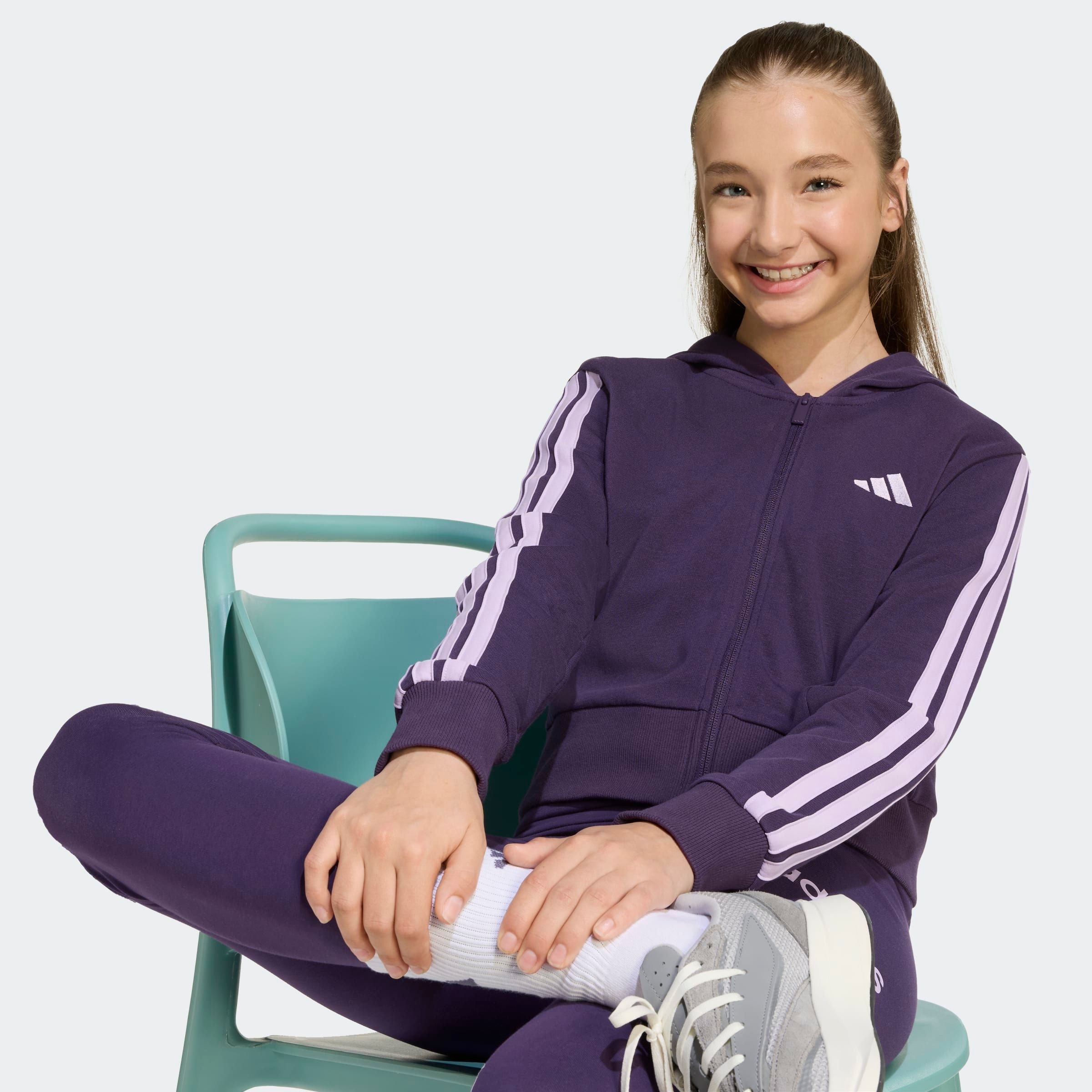 adidas Sportswear Kapuzensweatshirt »JG 3S FT FZ CRO«