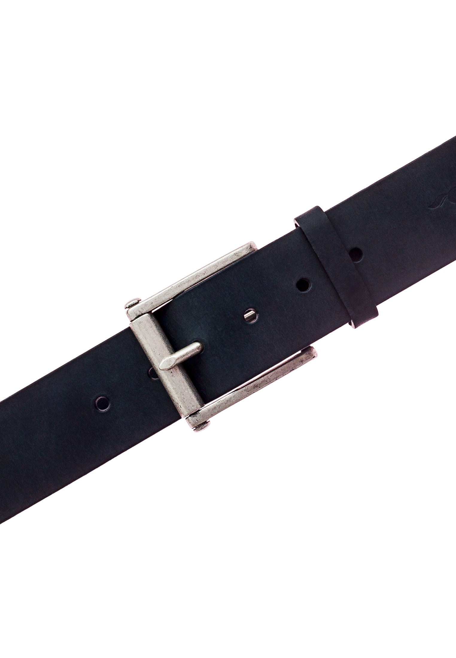 MUSTANG Ceinture en cuir mit Vintage-Look, Roll-Schliesse, 4,5 cm