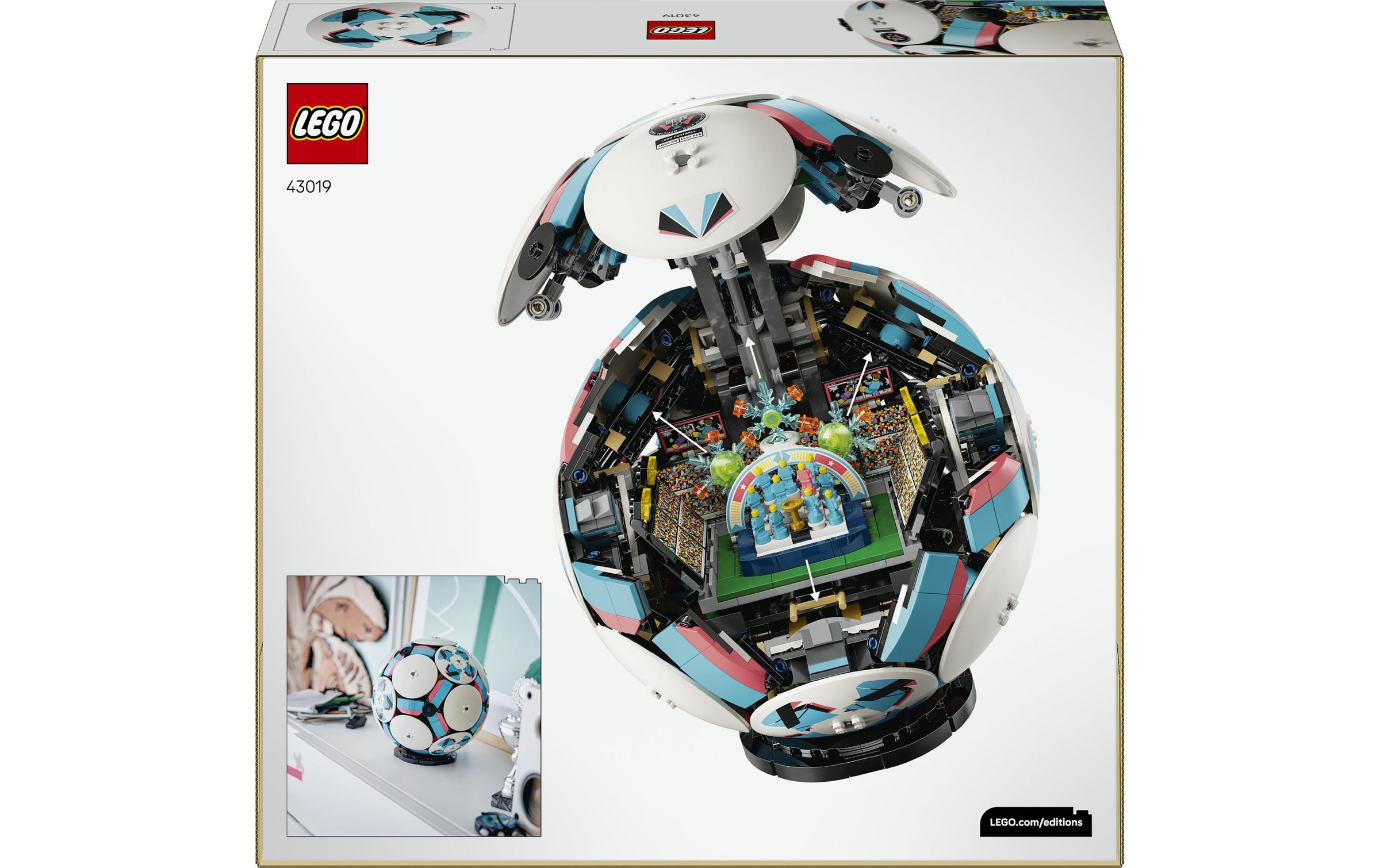 LEGO® Konstruktionsspielsteine »Fussball (43019), Editions«