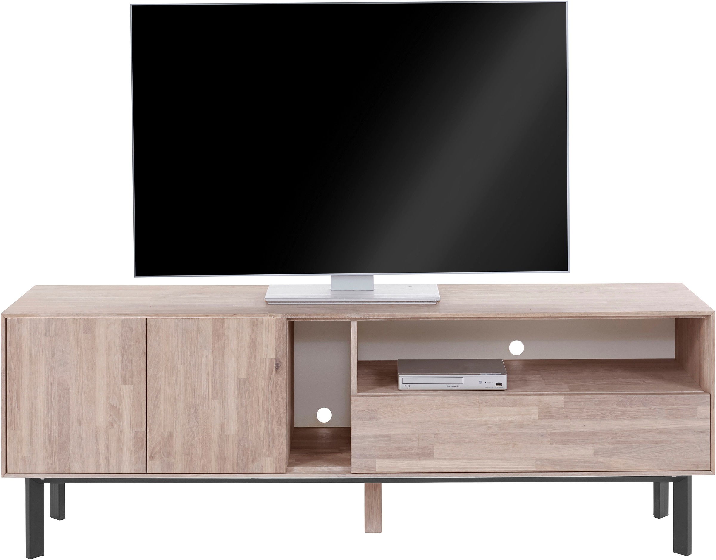 Image of andas Lowboard »Viby«, aus massivem Eichenholz, Breite 158 cm bei Ackermann Versand Schweiz