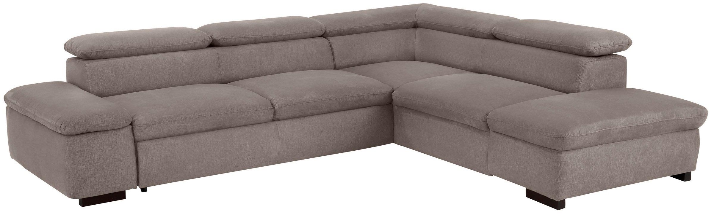 Home affaire Ecksofa »Alberto L-Form«, mit Kopfteilverstellung, wahlweise mit Bettfunktion