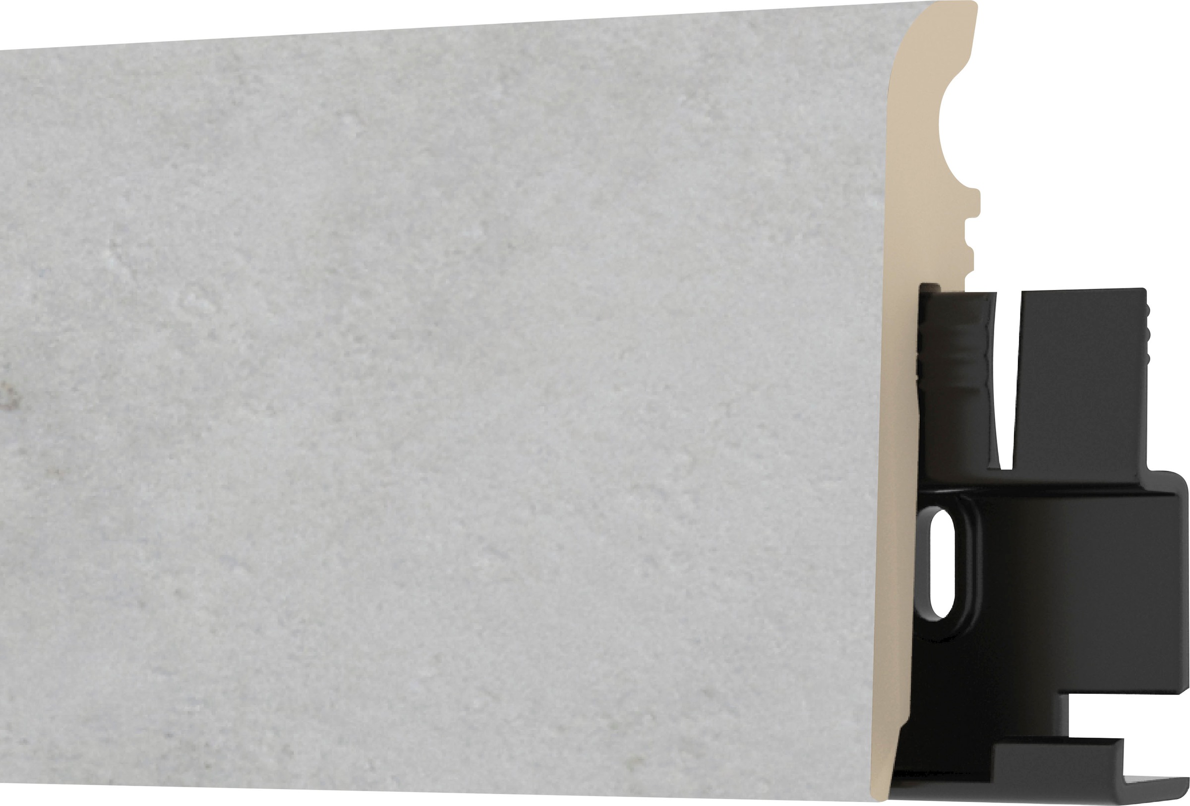 Image of Arbiton Sockelleiste »TORE 60 Toronto«, (Set, 2 St., 2 Stück á 2,20m), Concrete, Hochwertige Designleiste für Vinyl bei Ackermann Versand Schweiz