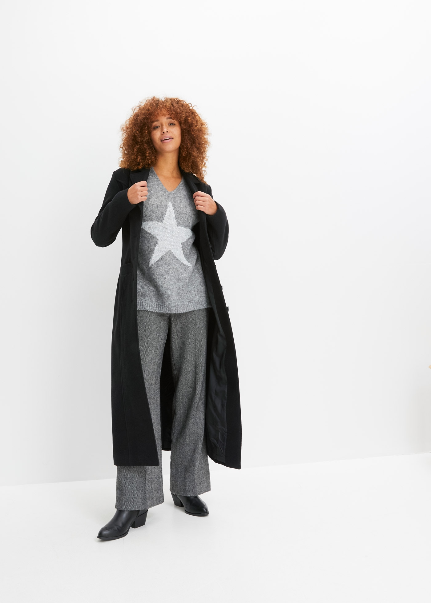 bonprix Strickpullover »Pullover mit Stern« Pullover mit Stern