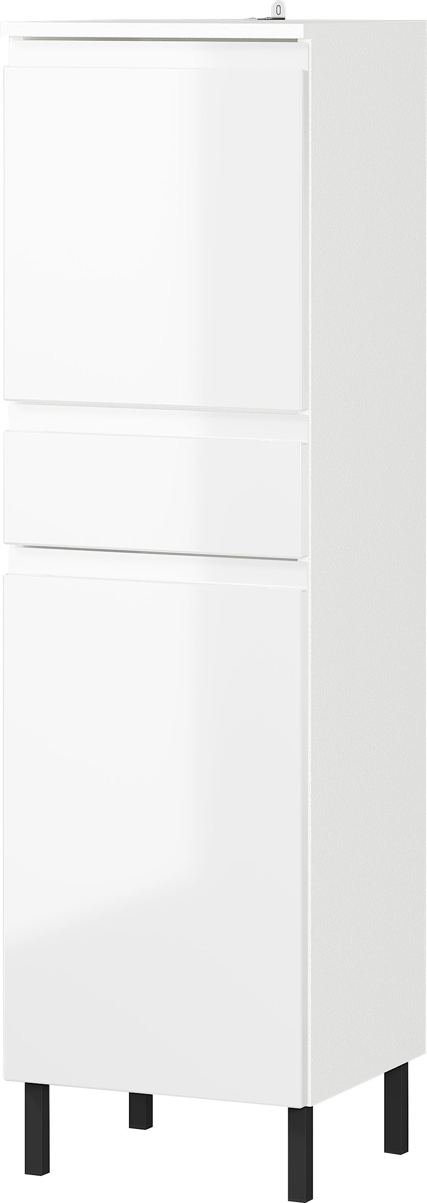 Image of GERMANIA Midischrank »Scantic«, Breite 34 cm, Badezimmerschrank, 2 Türen, 1 Schubkasten, Türdämpfer, grifflose Optik, MDF-Fronten bei Ackermann Versand Schweiz