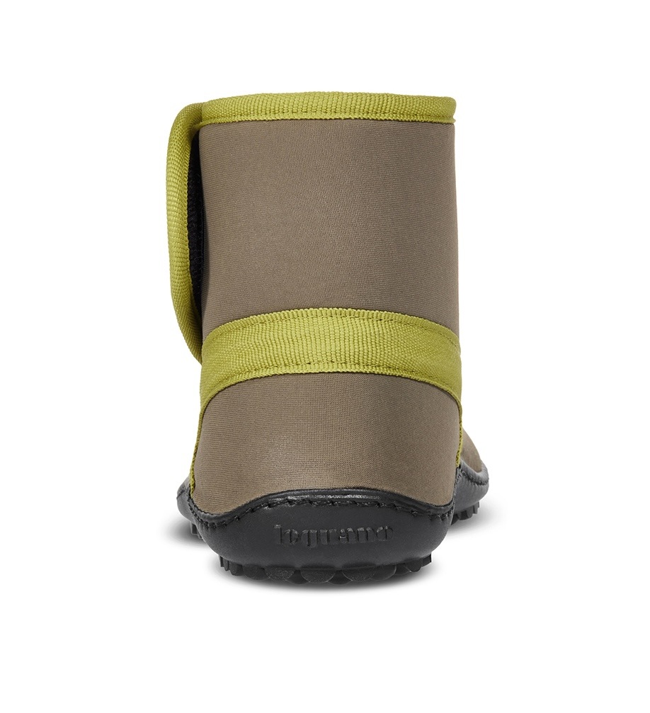 Leguano Chaussures pieds nus »LEGUANITO THERMO«  chaussure à scratch, chaussure enfant, boots avec traitement TEX déperlant