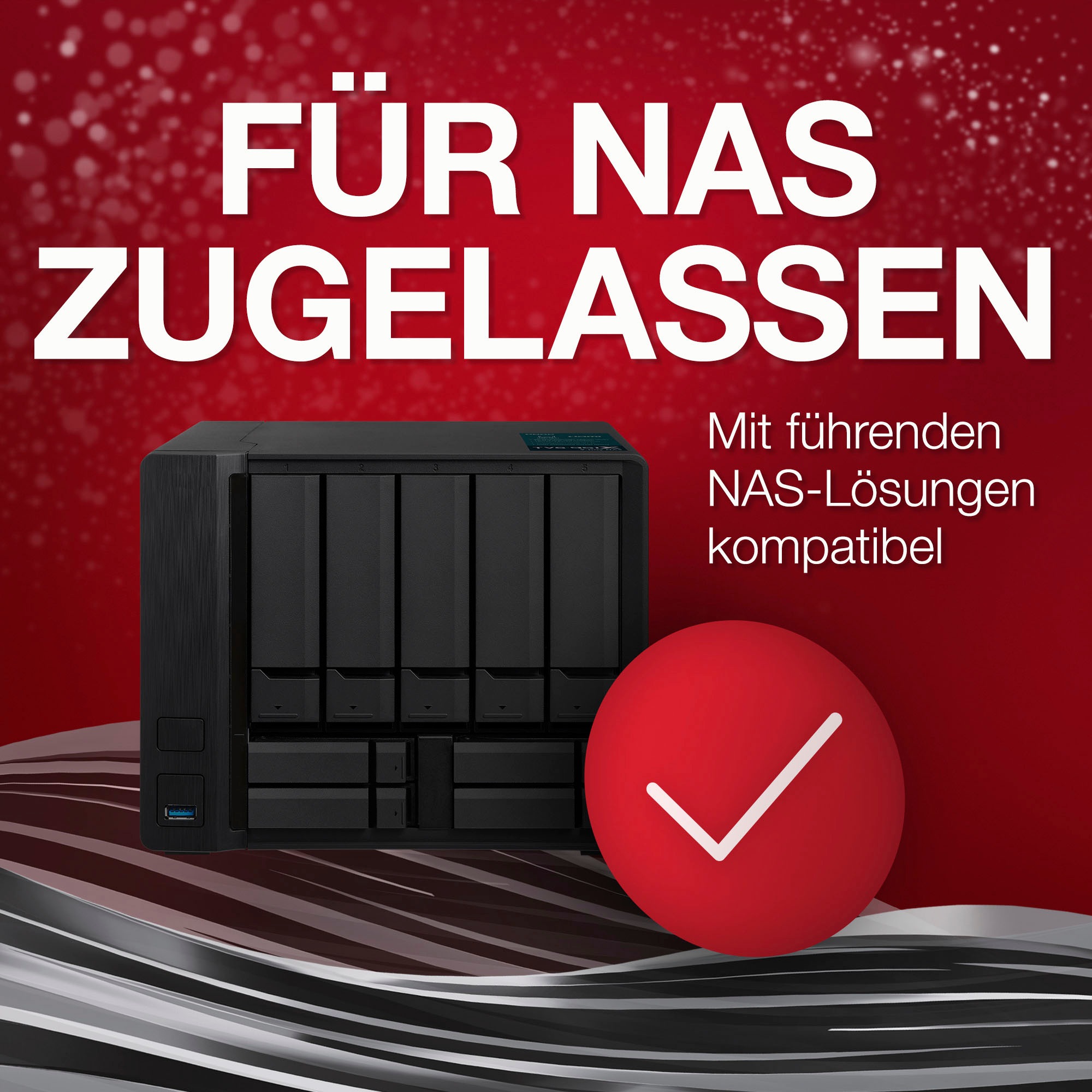 Seagate HDD-NAS-Festplatte »IronWolf«, 3,5 Zoll, Anschluss SATA, Bulk, inkl. 3 Jahre Rescue Data Recovery Services