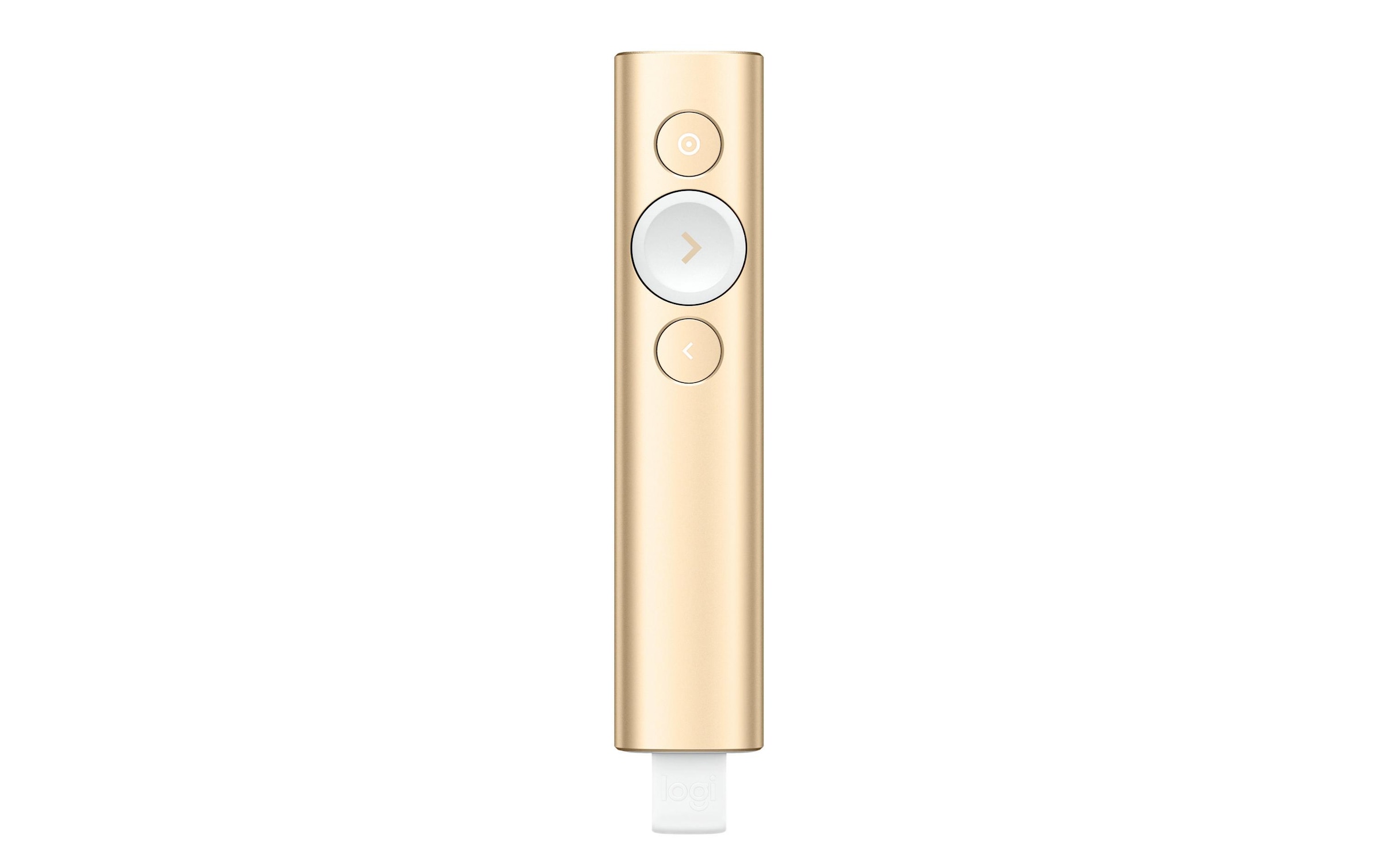 Logitech Laserpointer »Presenter Spotlight Goldfarben«