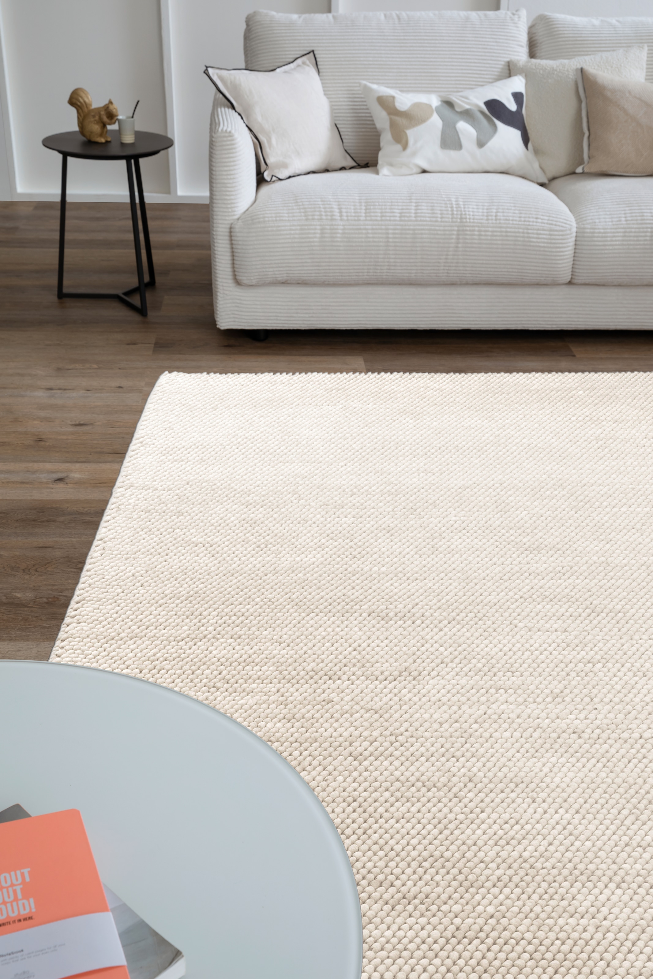 SCHÖNER WOHNEN-Kollektion »Poppy 6024« Rectangulaire 18 mm Höhe tissu artisanal de haute qualité, laine, salon, collection Schöner Wohnen