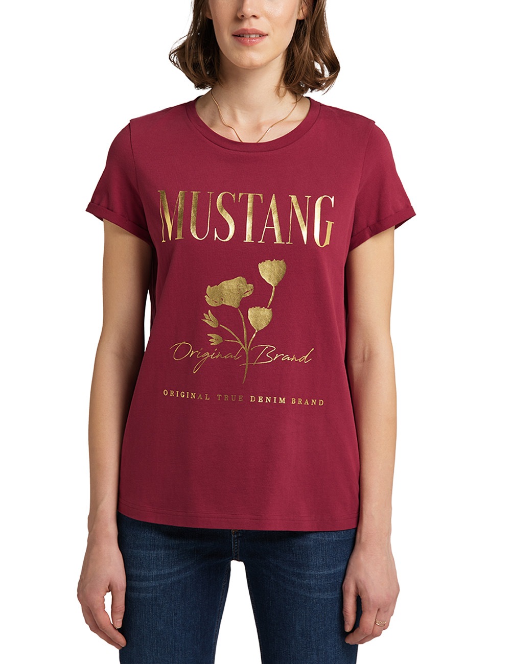 Image of MUSTANG T-Shirt »Alina C Foil« bei Ackermann Versand Schweiz