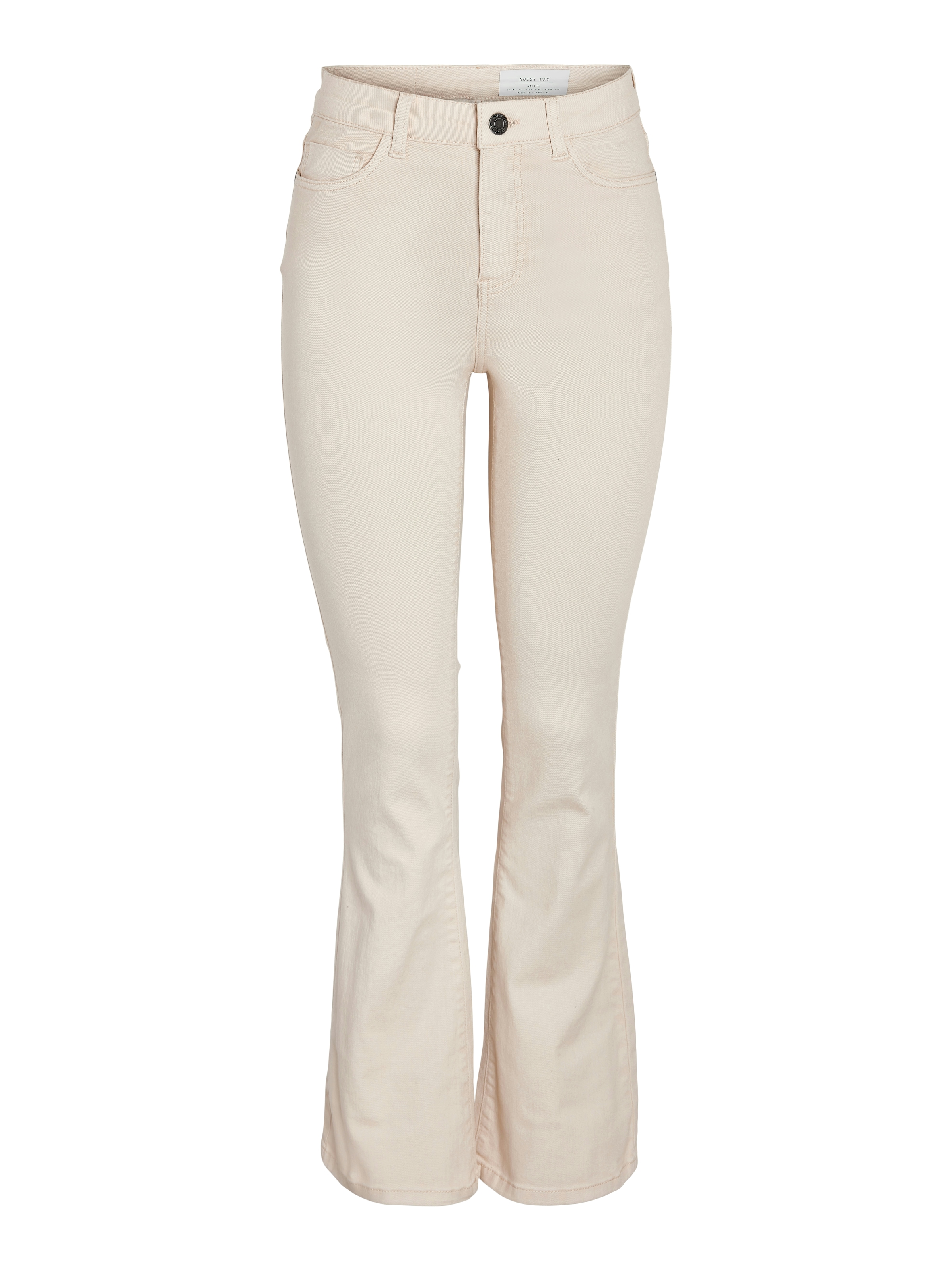 Noisy may Bootcut-Jeans »NMSALLIE HW FLARE JEANS OATMEAL NOOS«