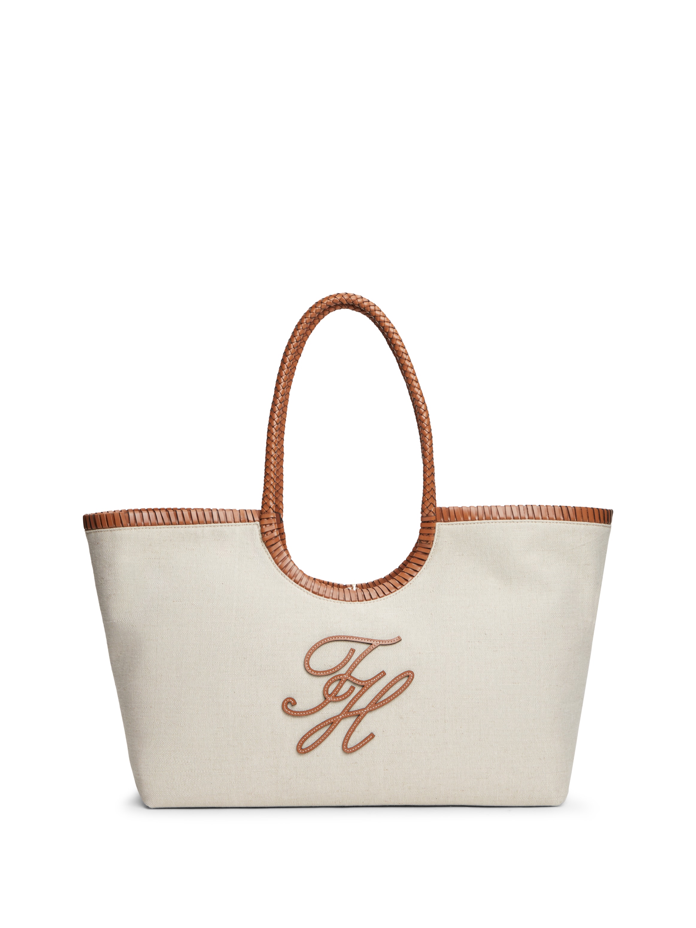Image of Tommy Hilfiger Tragetasche "TH ELEV SUMM MAXI TOTE CANVAS" Damen Schultertasche, Henkeltasche mit kontrastiven Schulterriemen
