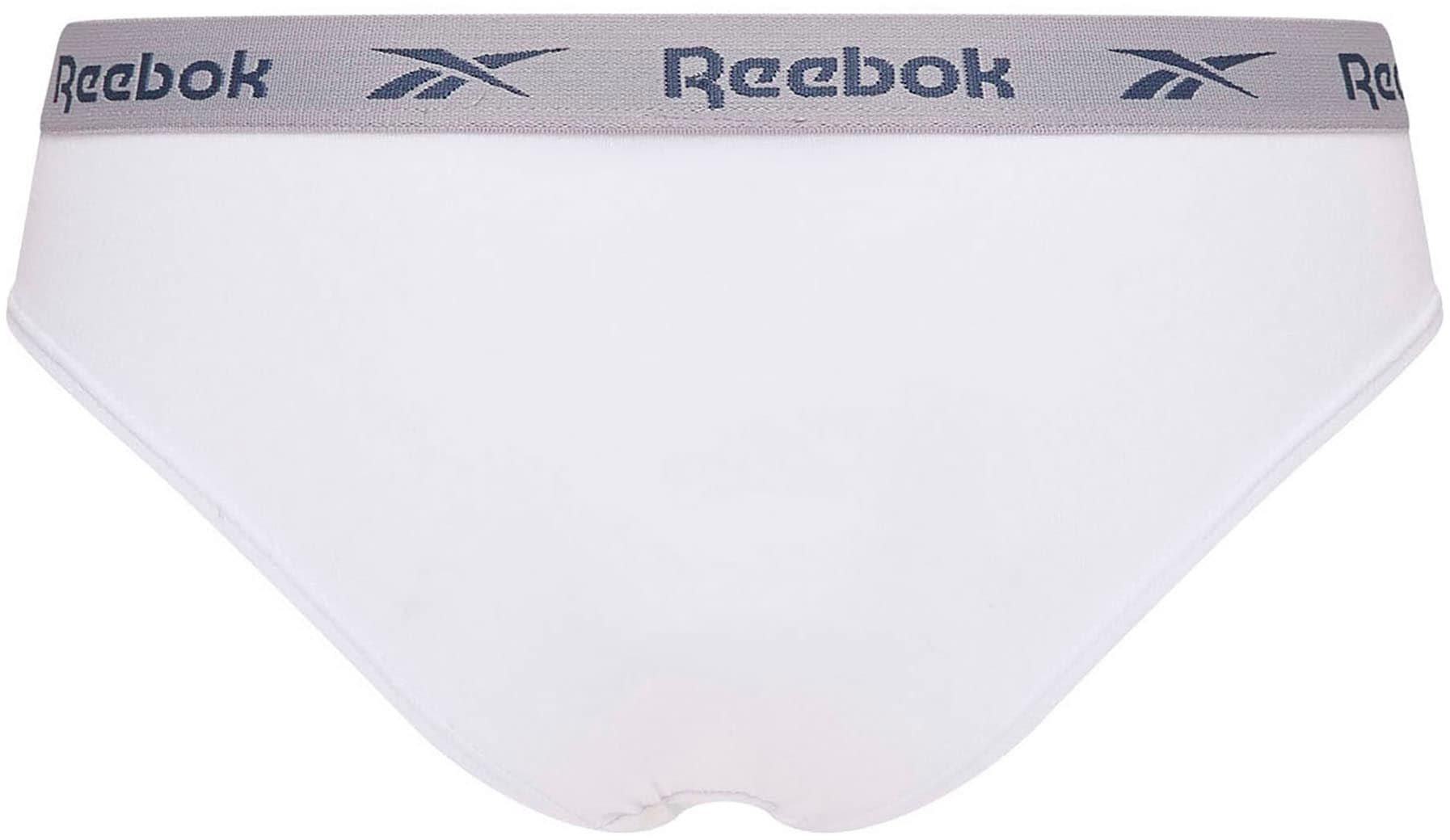 Reebok Bikinislip »CARINA« eng, basic, bequem, mit Logo, breiter Bund, Baumwollmix