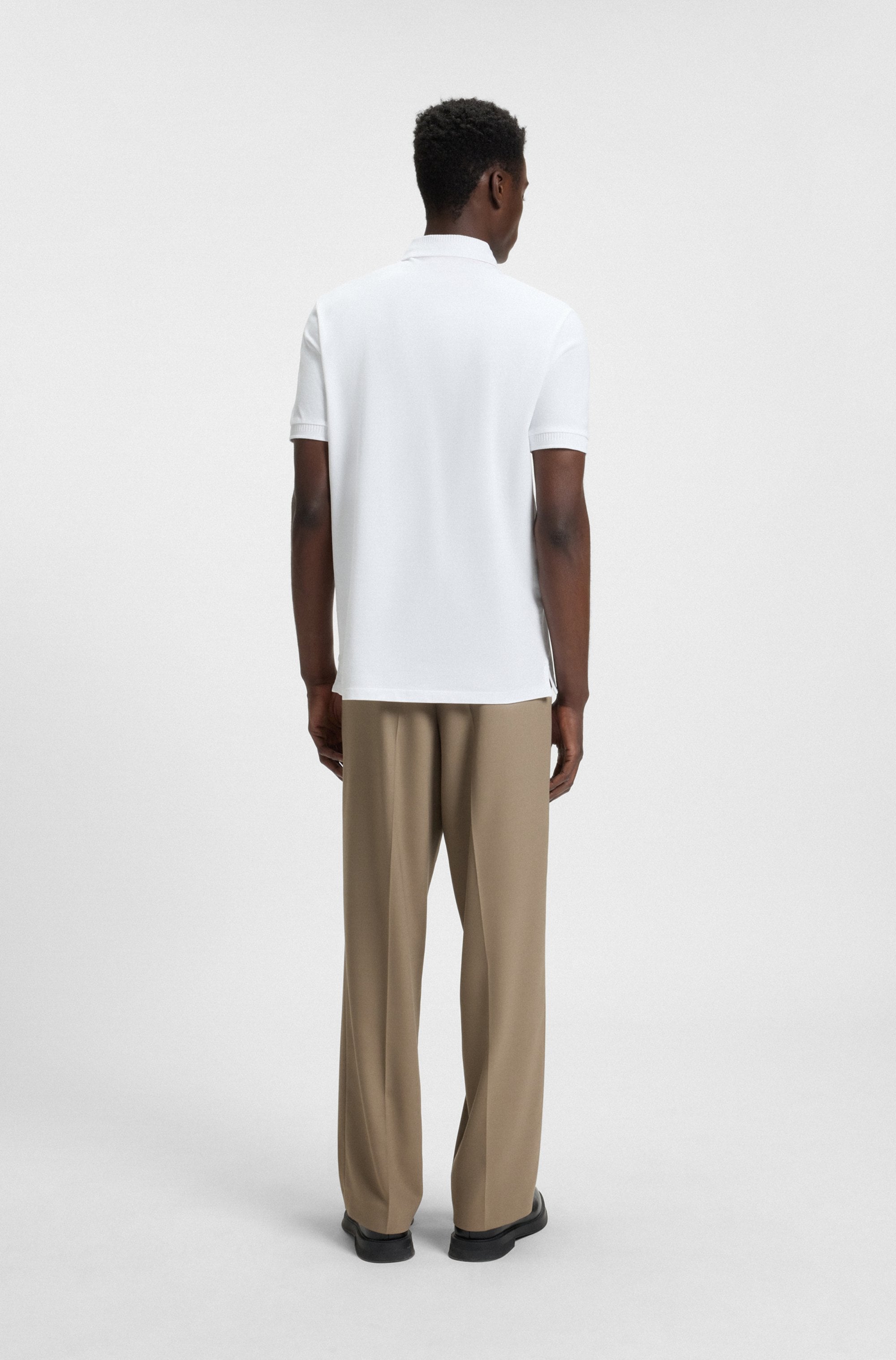 HUGO Polo »Dereso« Slim Fit, Kurzarm, HUGO Weblabel