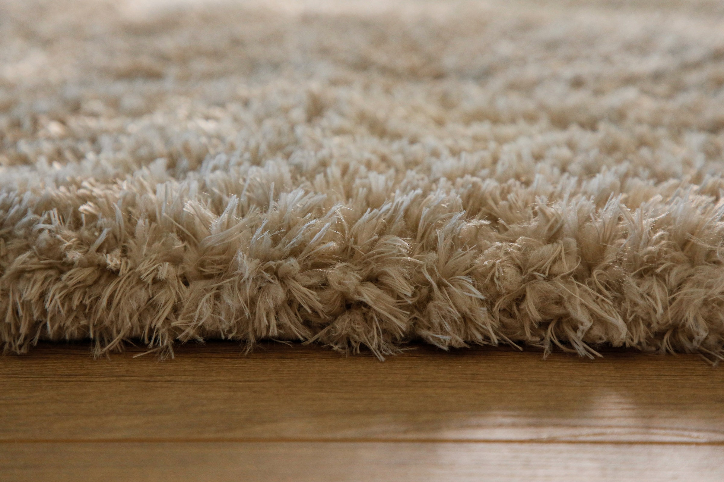 Esprit Tapis à poils longs »YOGI  ESP-096« Rond 50 mm Höhe flauschiger weicher Flor, 100% recyceltem PET, Wohnzimmer