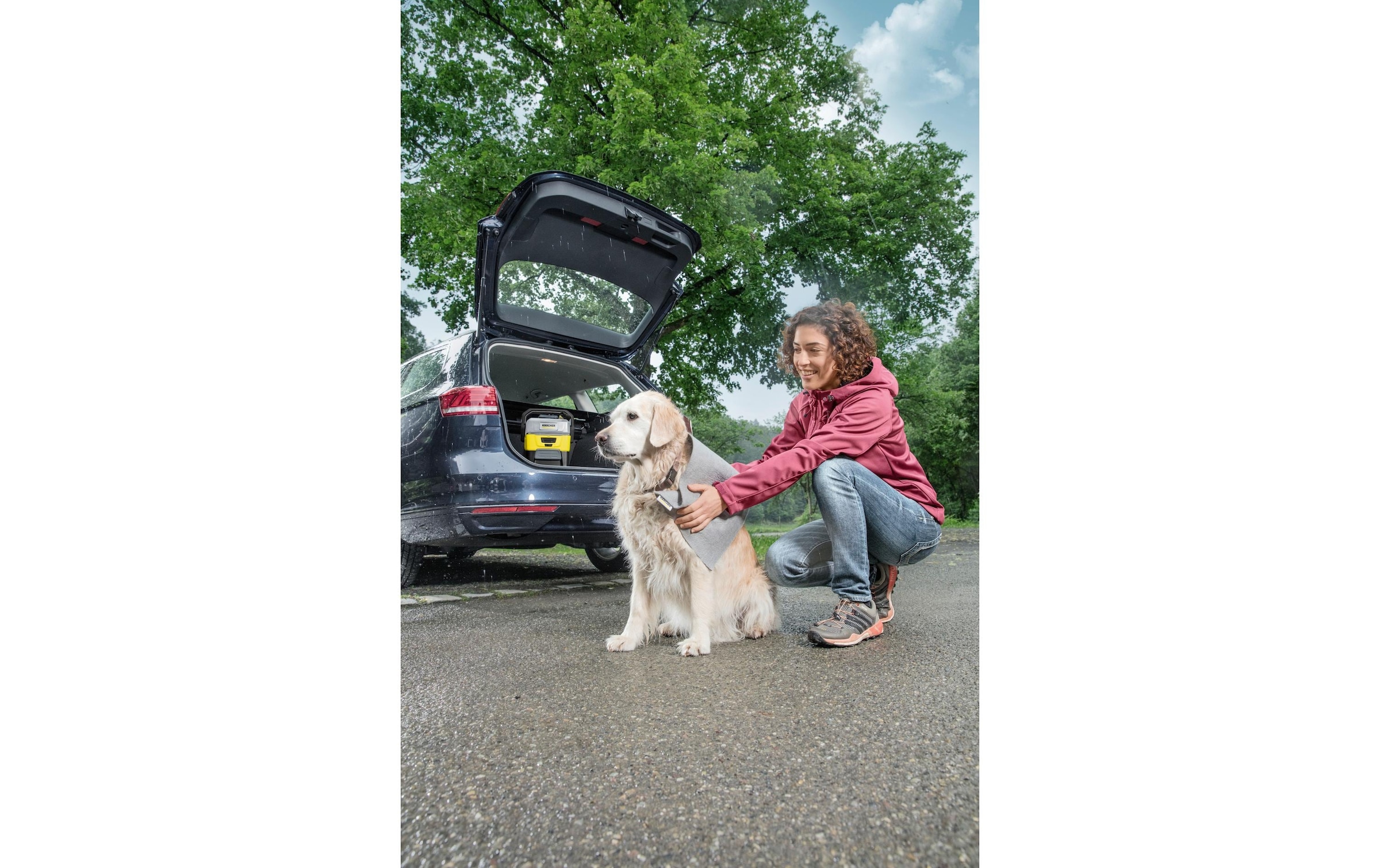 Kärcher Professional Nettoyeur à pression sans fil »OC 3 + Pet EU« Kompakter mobiler Niederdruckreiniger mit integriertem Akku