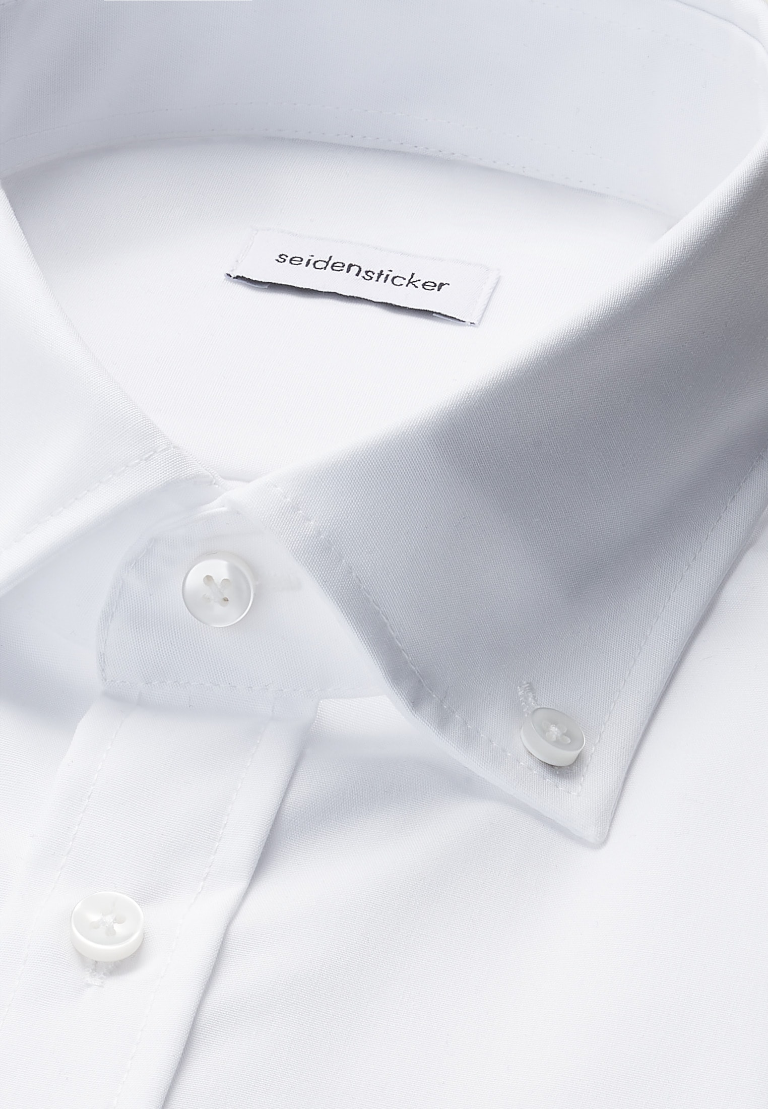 seidensticker Businesshemd »Schwarze Rose« Regular 1/1 Button-Down-Kragen Uni