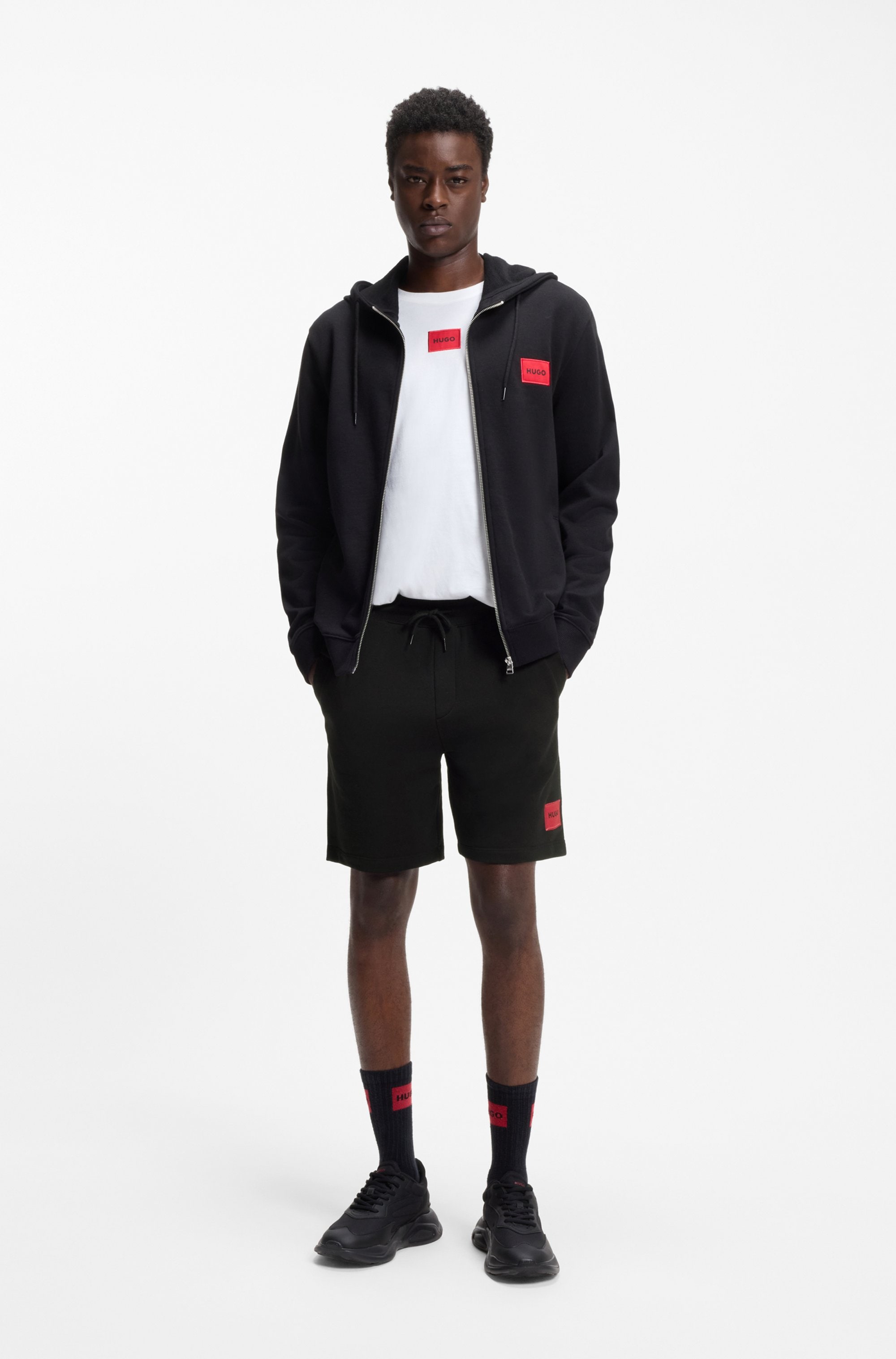 HUGO Sweatshorts »Diz«  Regular Fit, elastischer Bund mit Kordel, HUGO Red Weblabel