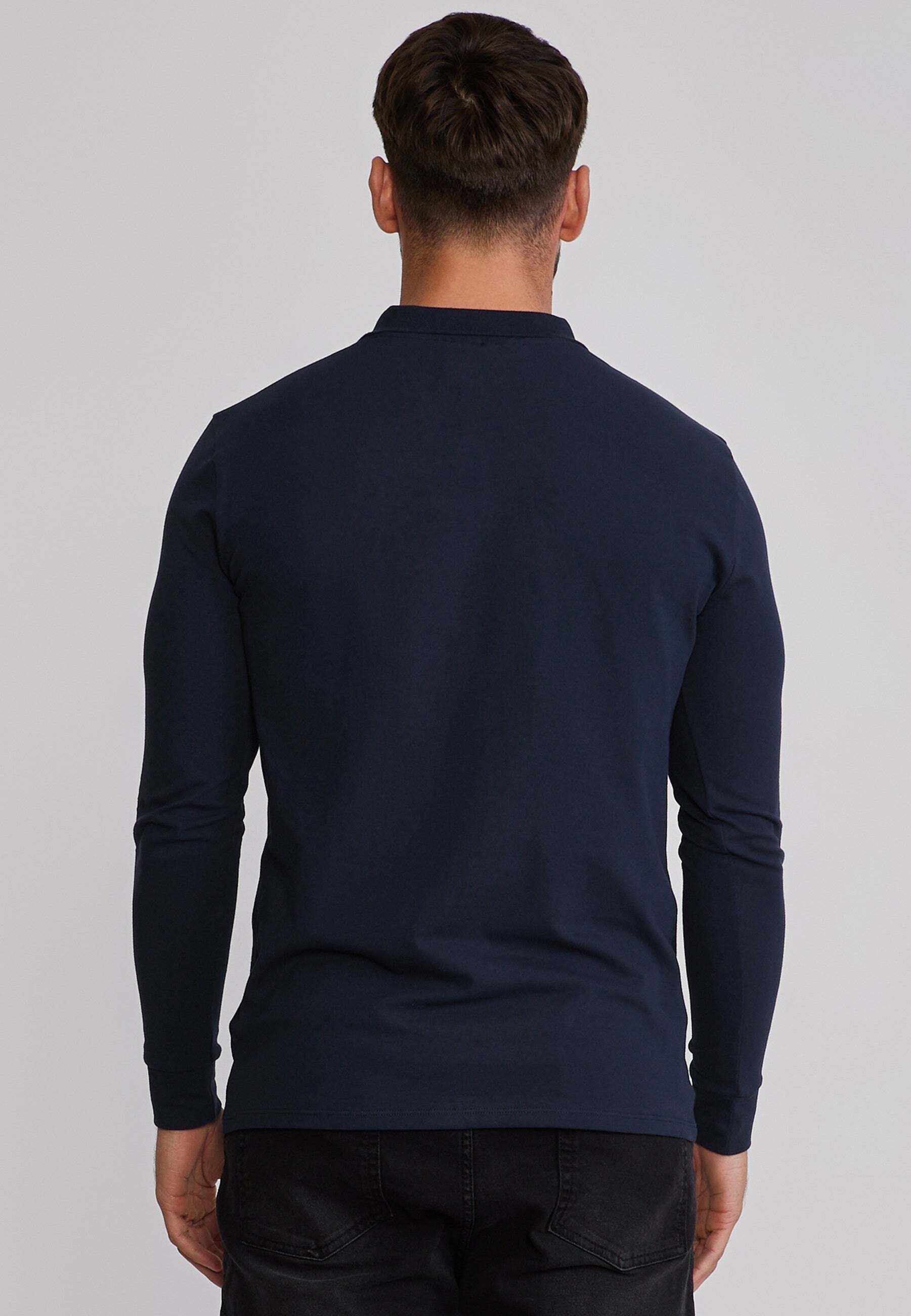 Siksilk Langarm-Poloshirt »Siksilk Langarmpolo Zip Polo«