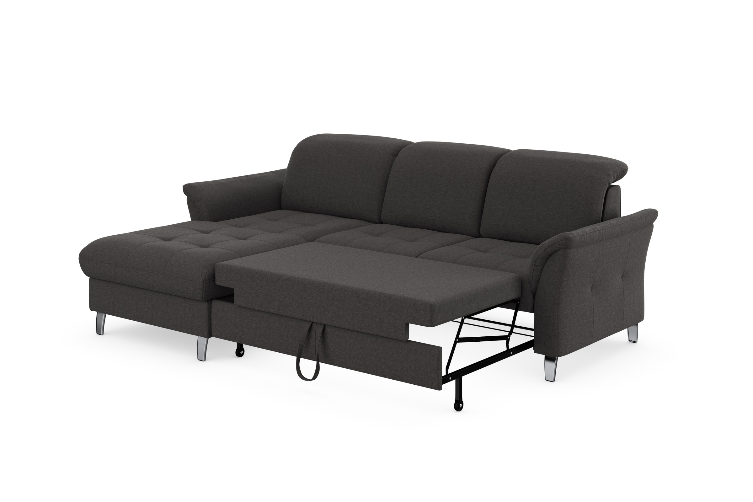 sit&more Ecksofa »Maggiore L-Form«, wahlweise mit Kopfteilverstellung, Bettfunktion und Bettkasten
