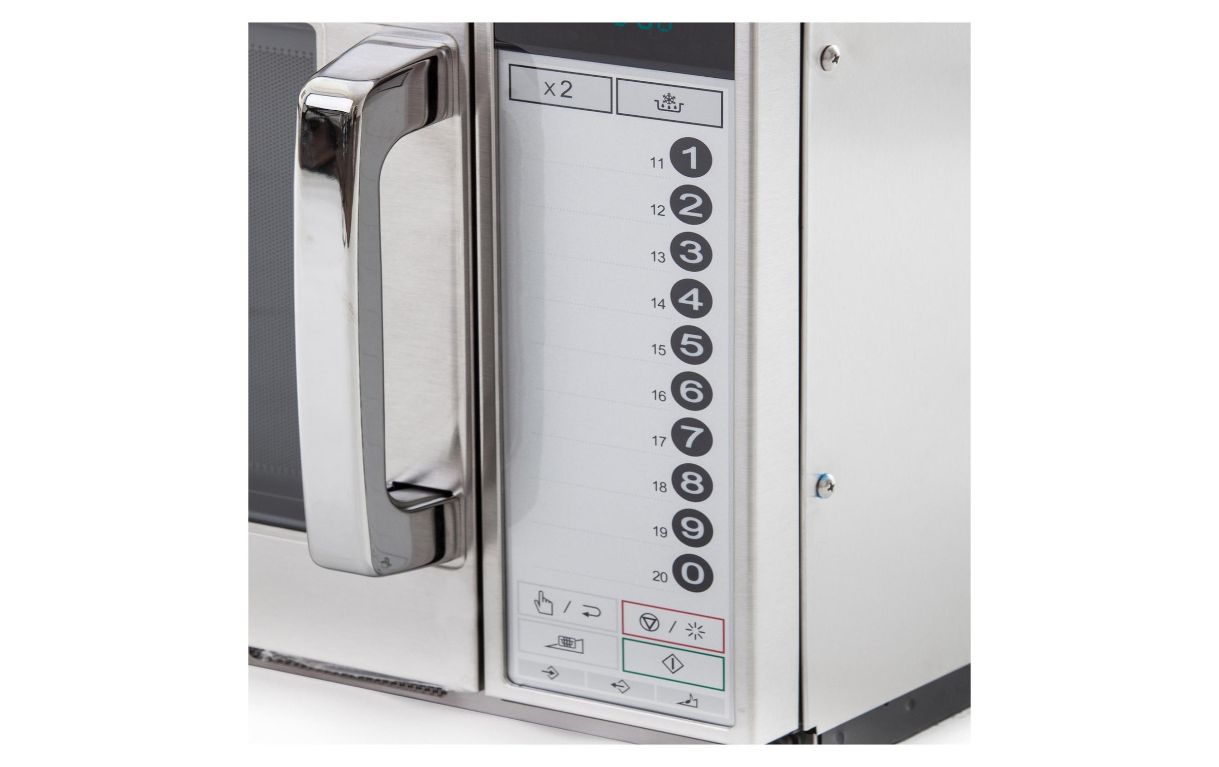 Sharp Mikrowelle »R25AM Silberfarben«, 2100 W