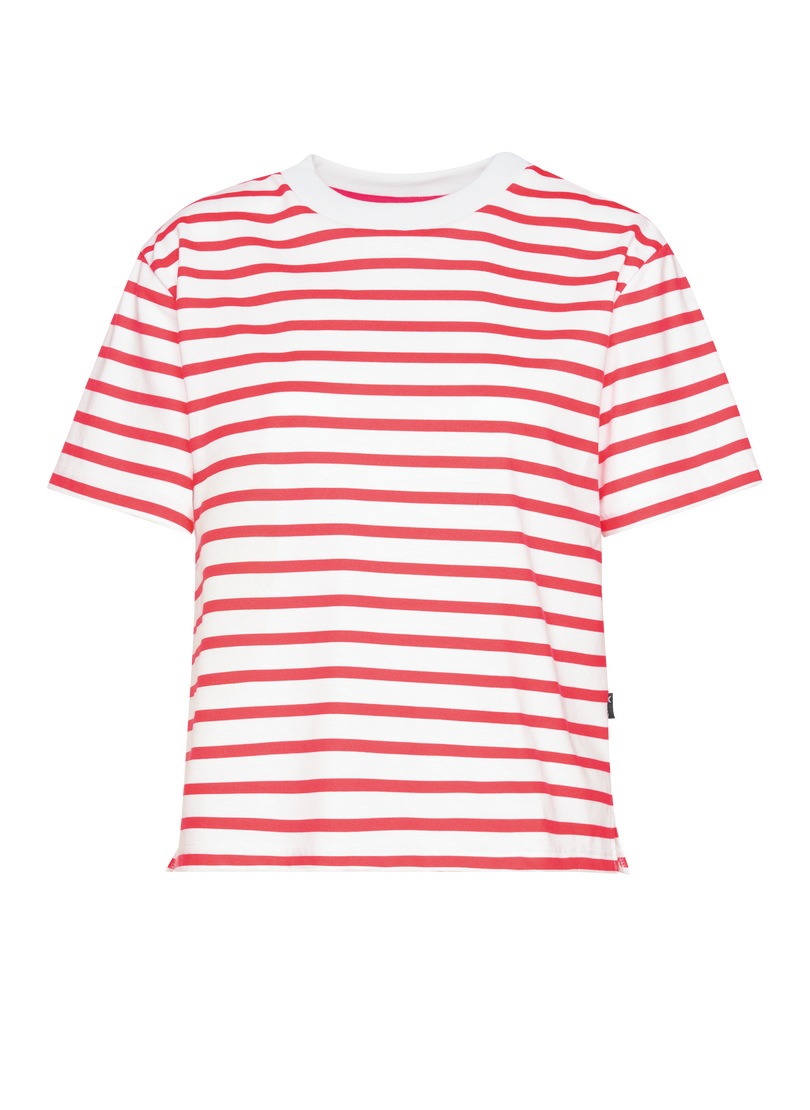 Trigema T-Shirt »TRIGEMA Cropped T-Shirt mit Ringelmuster«, (1 tlg.)