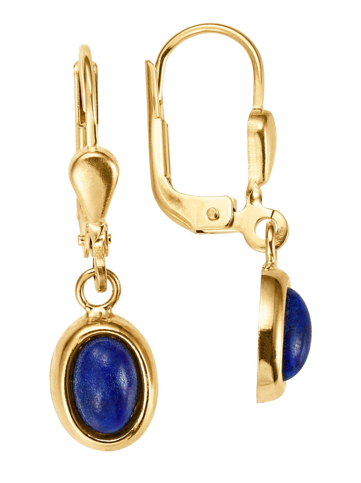 Ohrhänger mit echtem Lapis