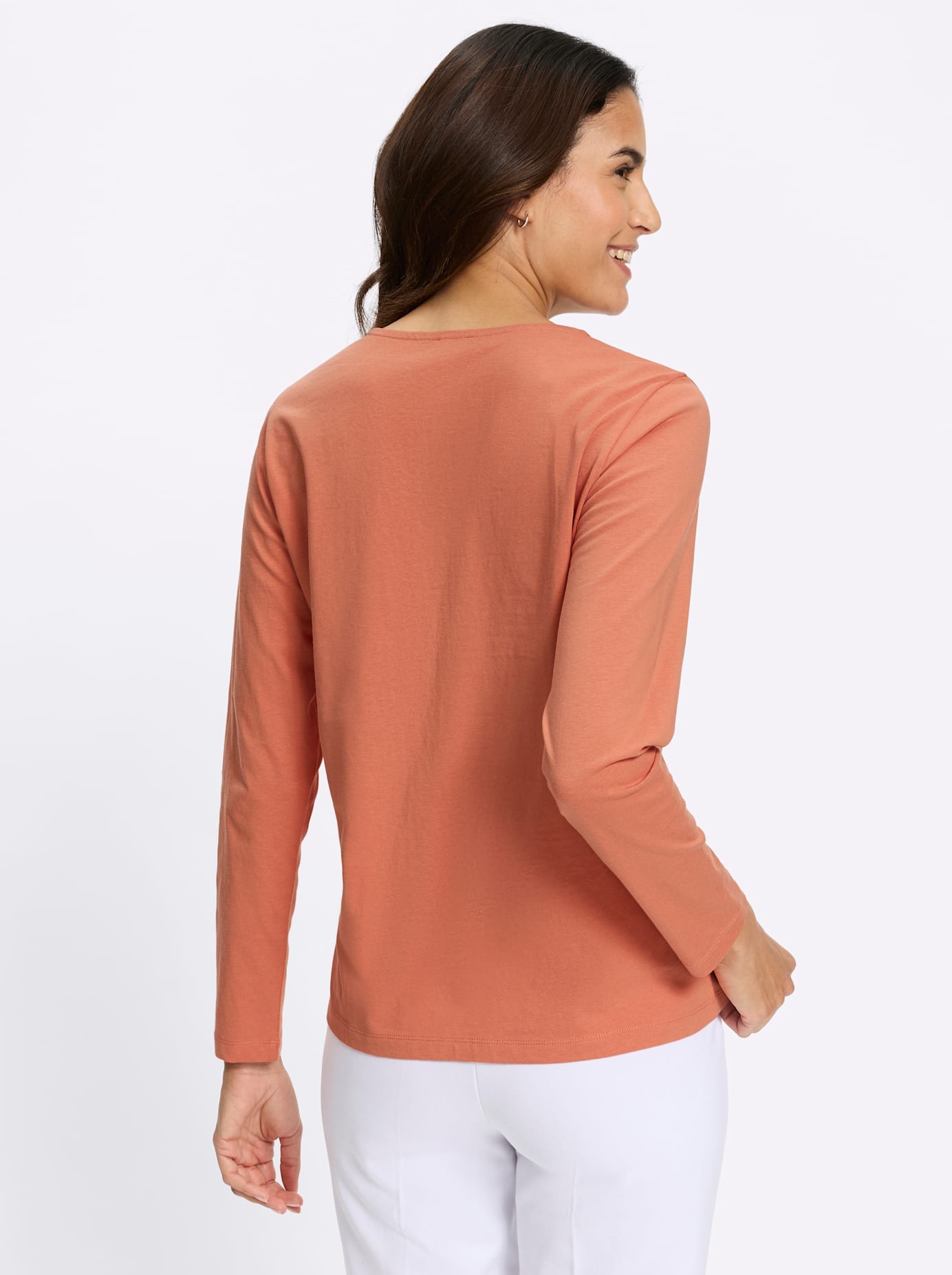 Lady V-Shirt »Langarm-Shirt« 1