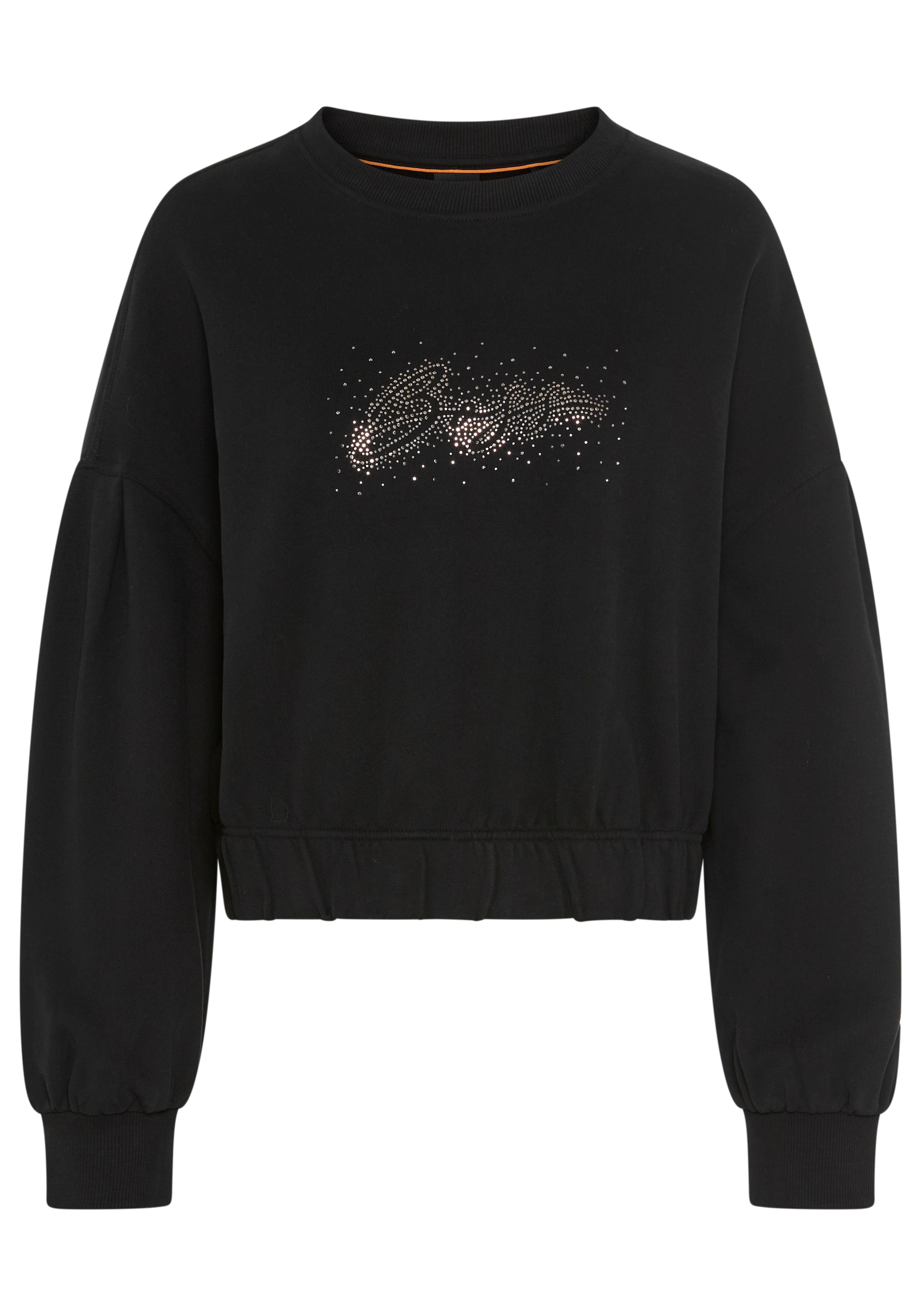 BOSS ORANGE Sweatshirt »Easton Premium Damenmode« mit Rundhals, Logoapplikation