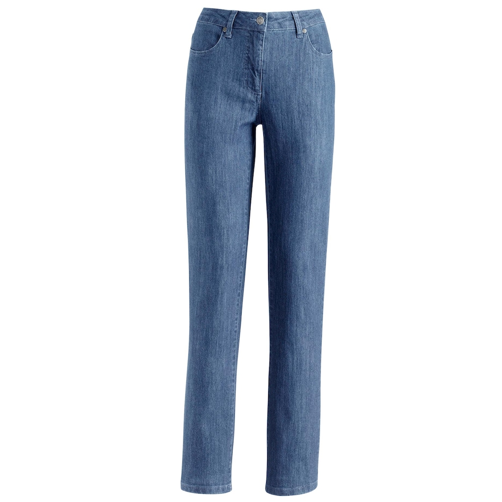 Casual Looks Gerade Jeans, (1 tlg.)