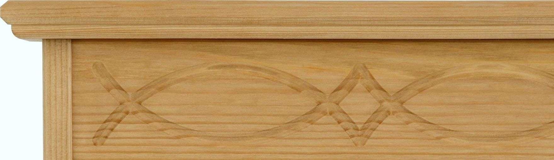 GOODproduct Hochschrank »Indra, Badschrank, Badmöbel, Badezimmerschrank« B/T/H: 46/32/186 cm,  aus massiver Kiefer, mit Schublade, FSC®-zertifiziert