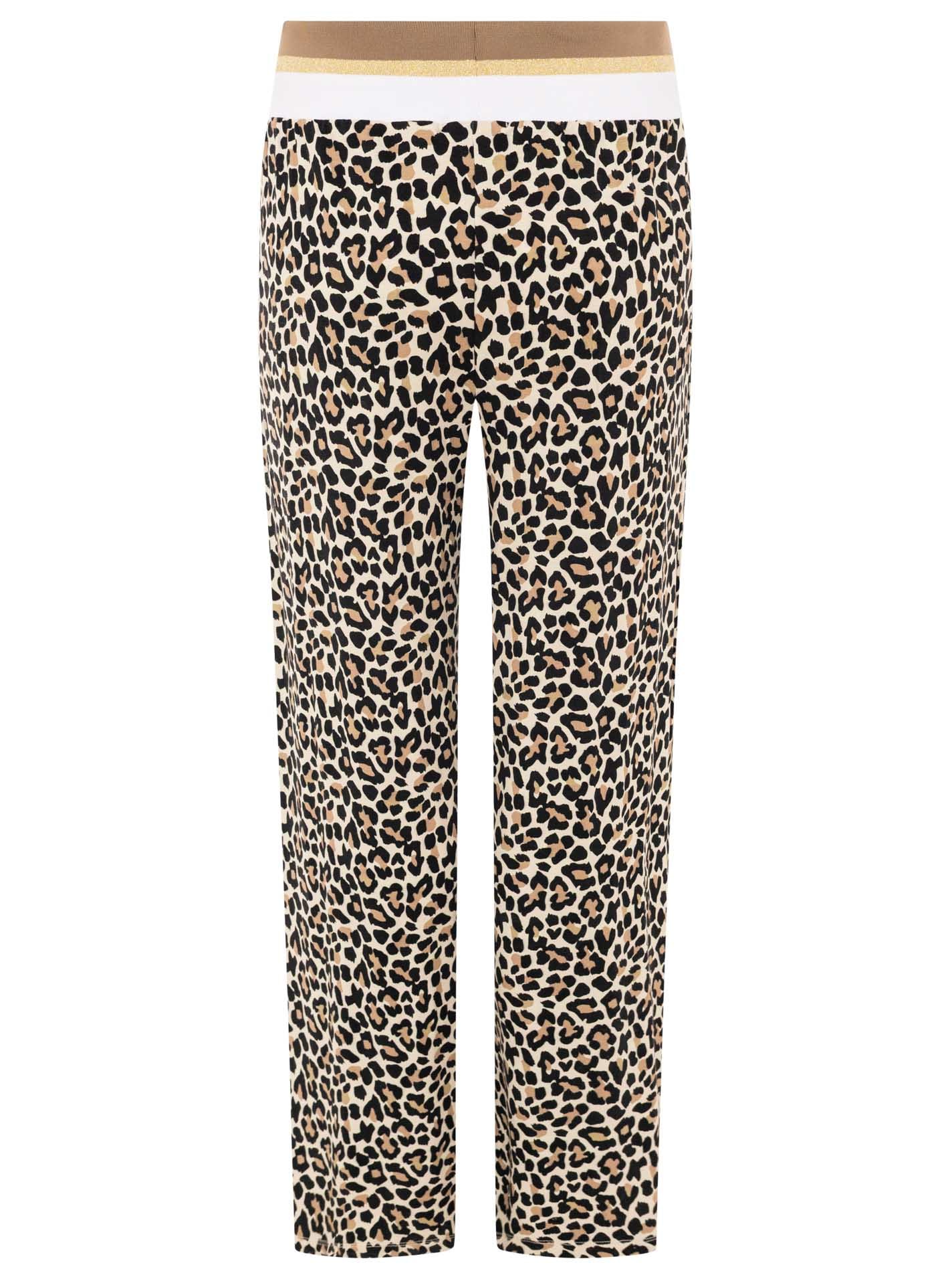 Zwillingsherz Stoffhose »"Leo"«  Elastischer Bund, Leomuster, fliessender Stoff, leichtes Material