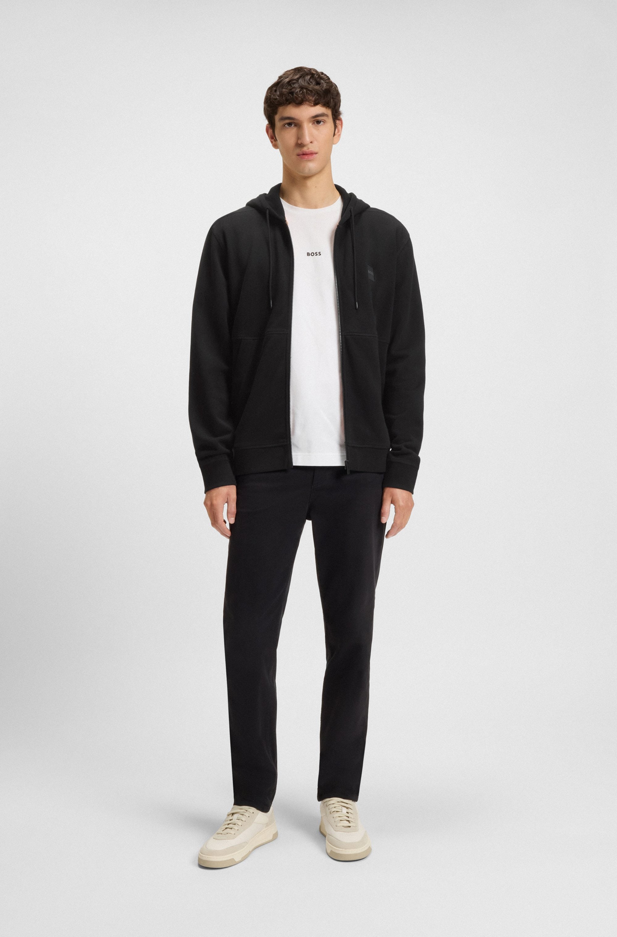 BOSS ORANGE Kapuzensweatjacke »Zetalky« mit Kängurutasche