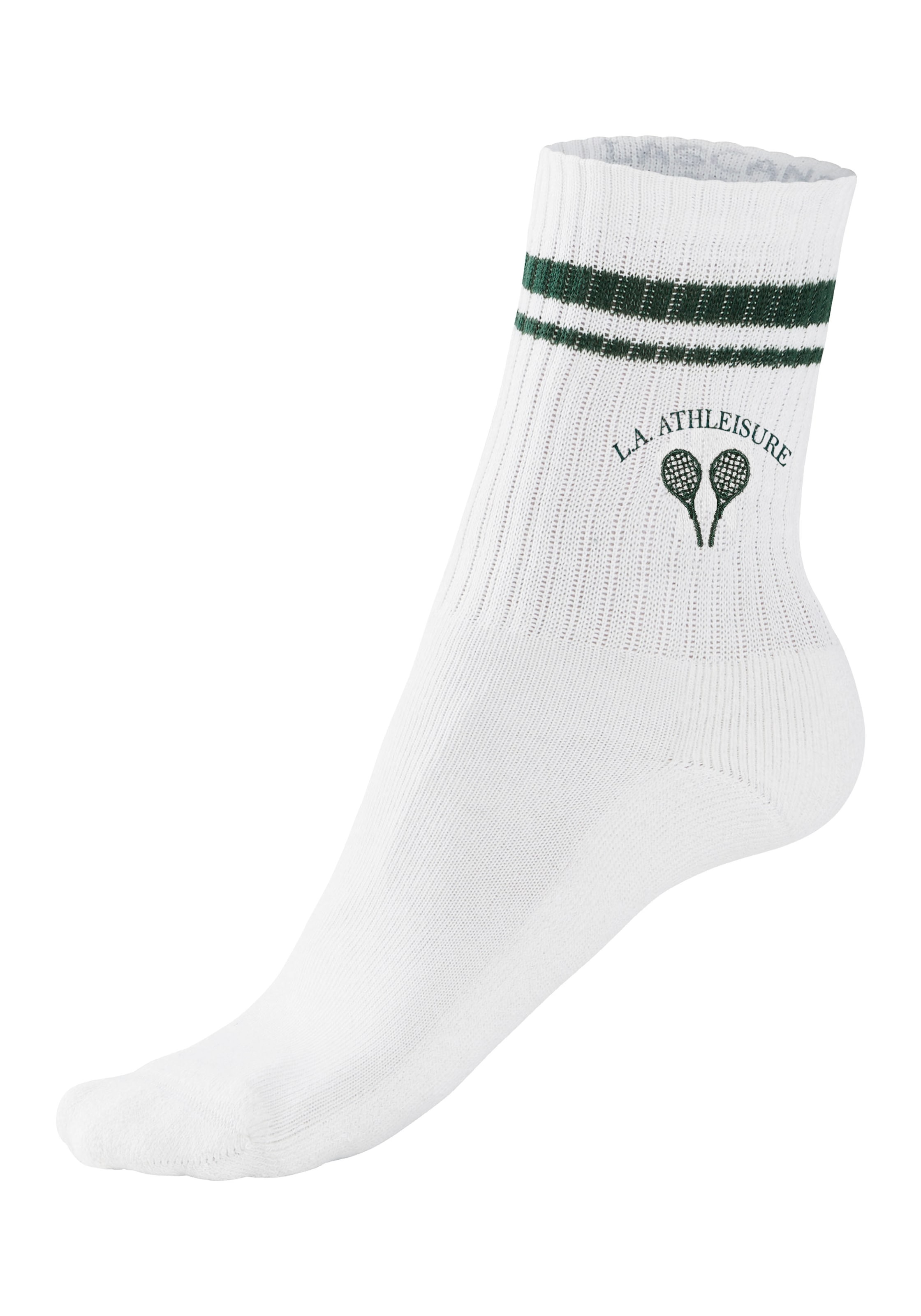 LASCANA ACTIVE Tennissocken, (Packung, 3 Paar), mit kleiner Stickerei