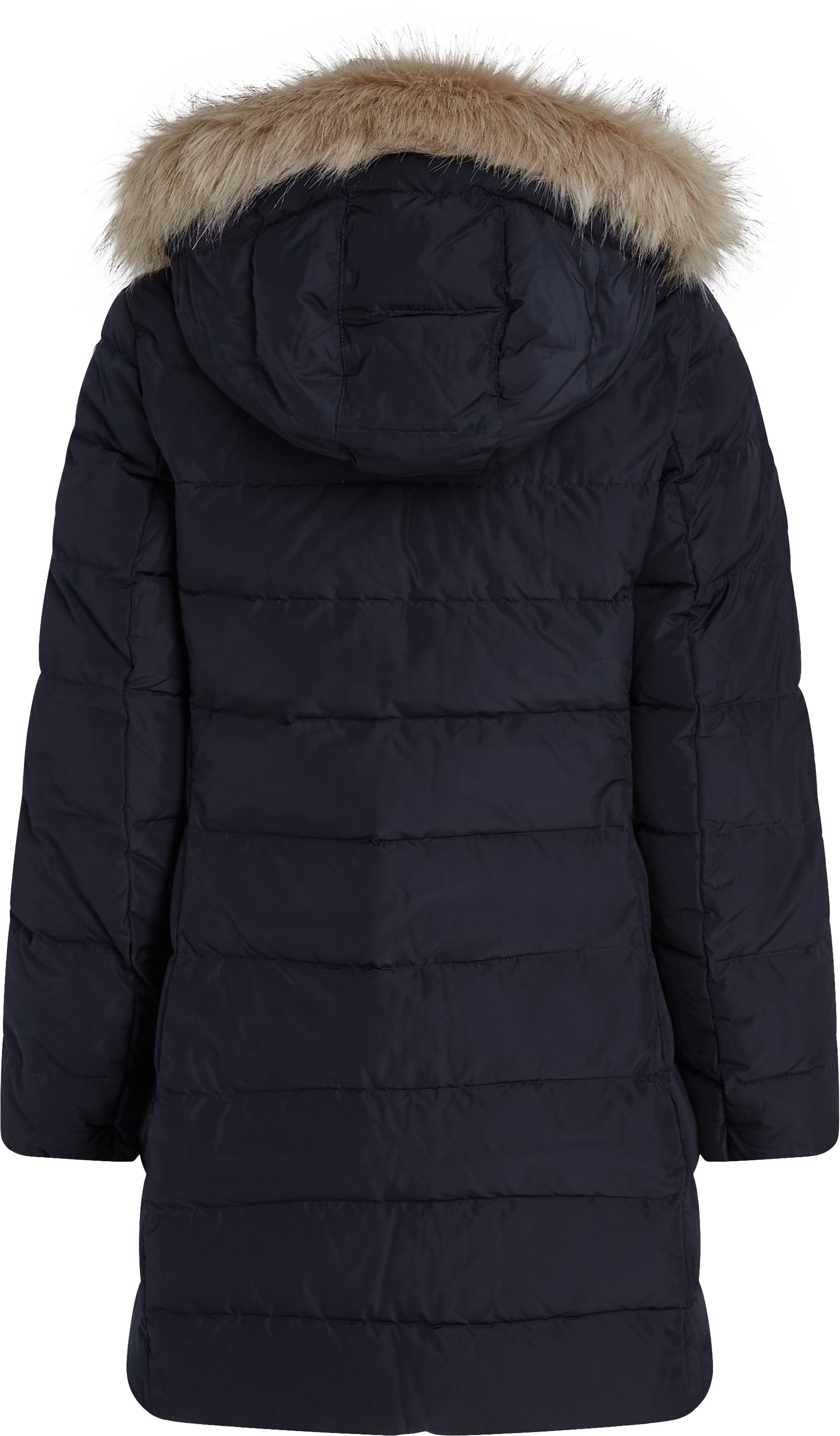 Tommy Hilfiger Steppmantel »HERITAGE DOWN TYRA COAT WITH FUR«, mit Fellimitat