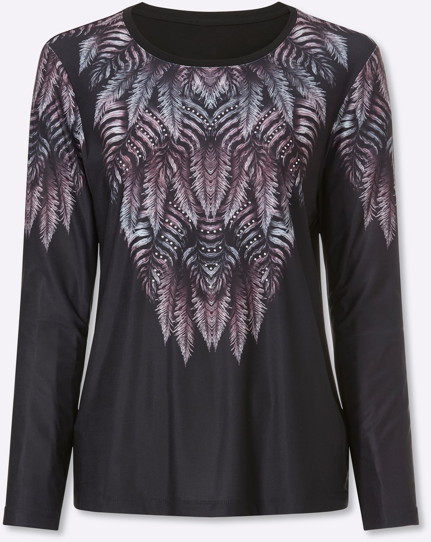 Lady Langarmshirt »Rundhals-Shirt« 1