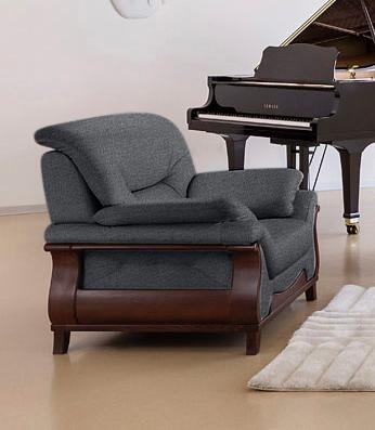 Image of DELAVITA Sessel »Matea«, mit schön geschwungenem Massivholzgestell bei Ackermann Versand Schweiz