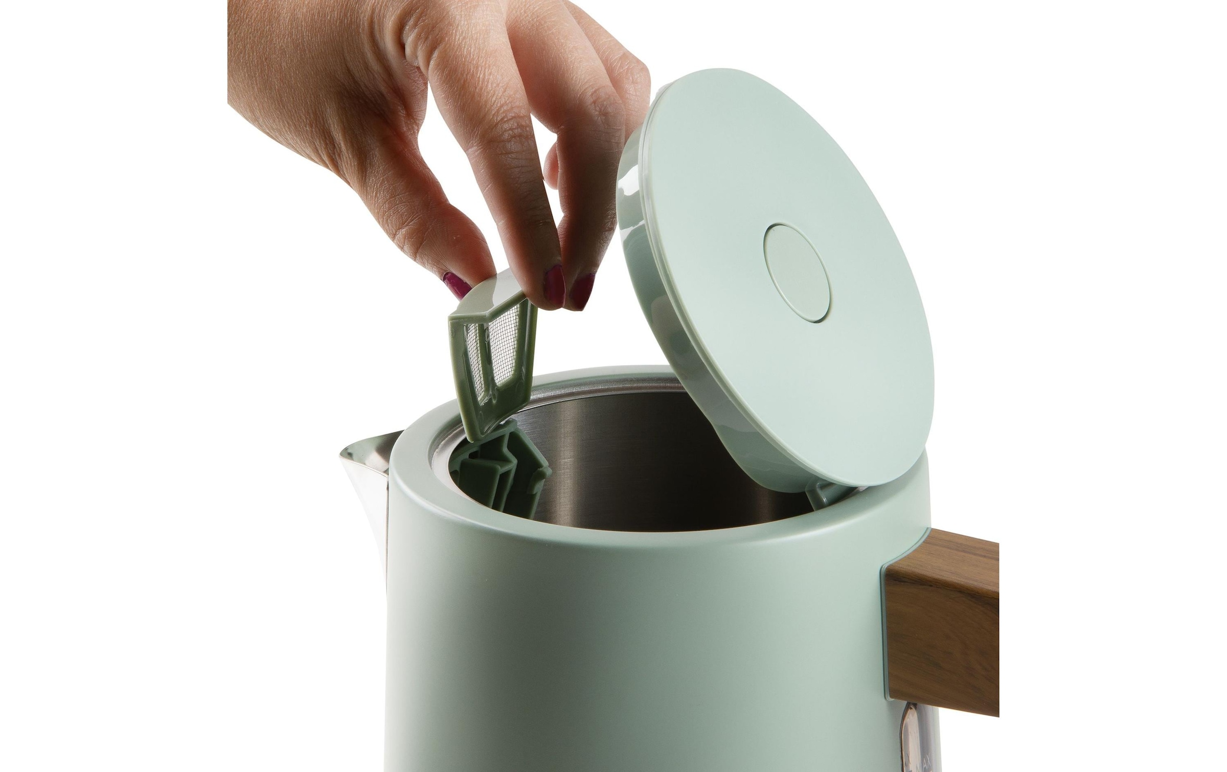 Domo Wasserkocher »DO9282WK 1,7 l« 1,7 l 2200 W mit 360° Sockel, Abschaltautomatik und entnehmbarem Kalkfilter